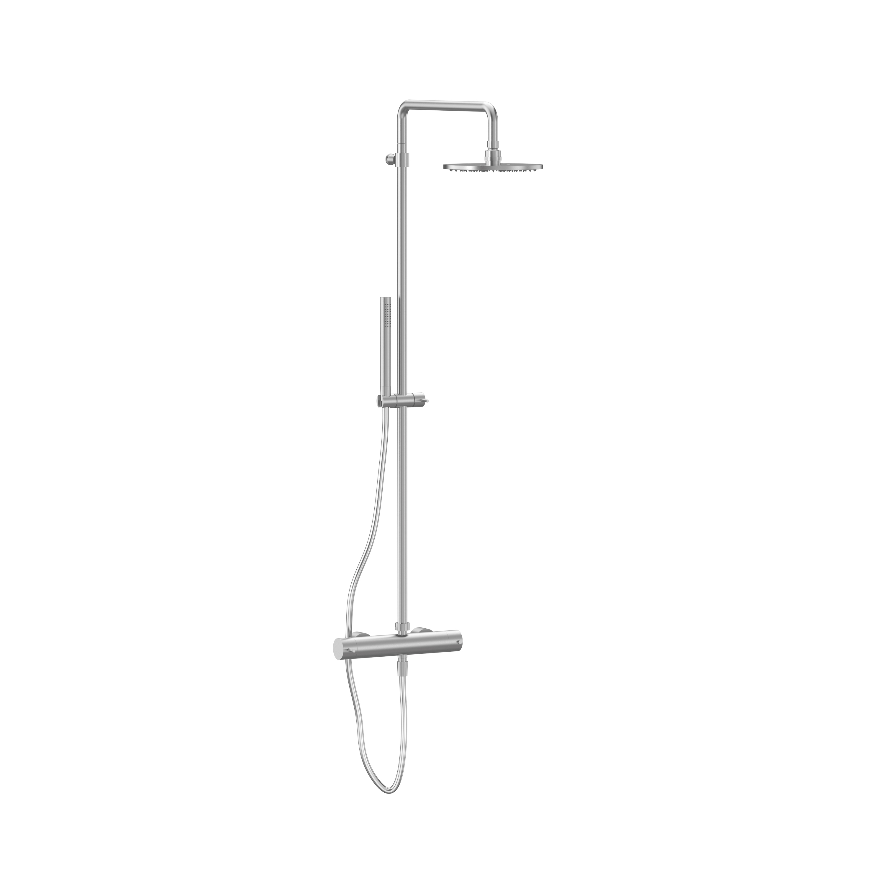 Vertoon produk Satin Exposed Shower van vervaardiger The Splash Lab