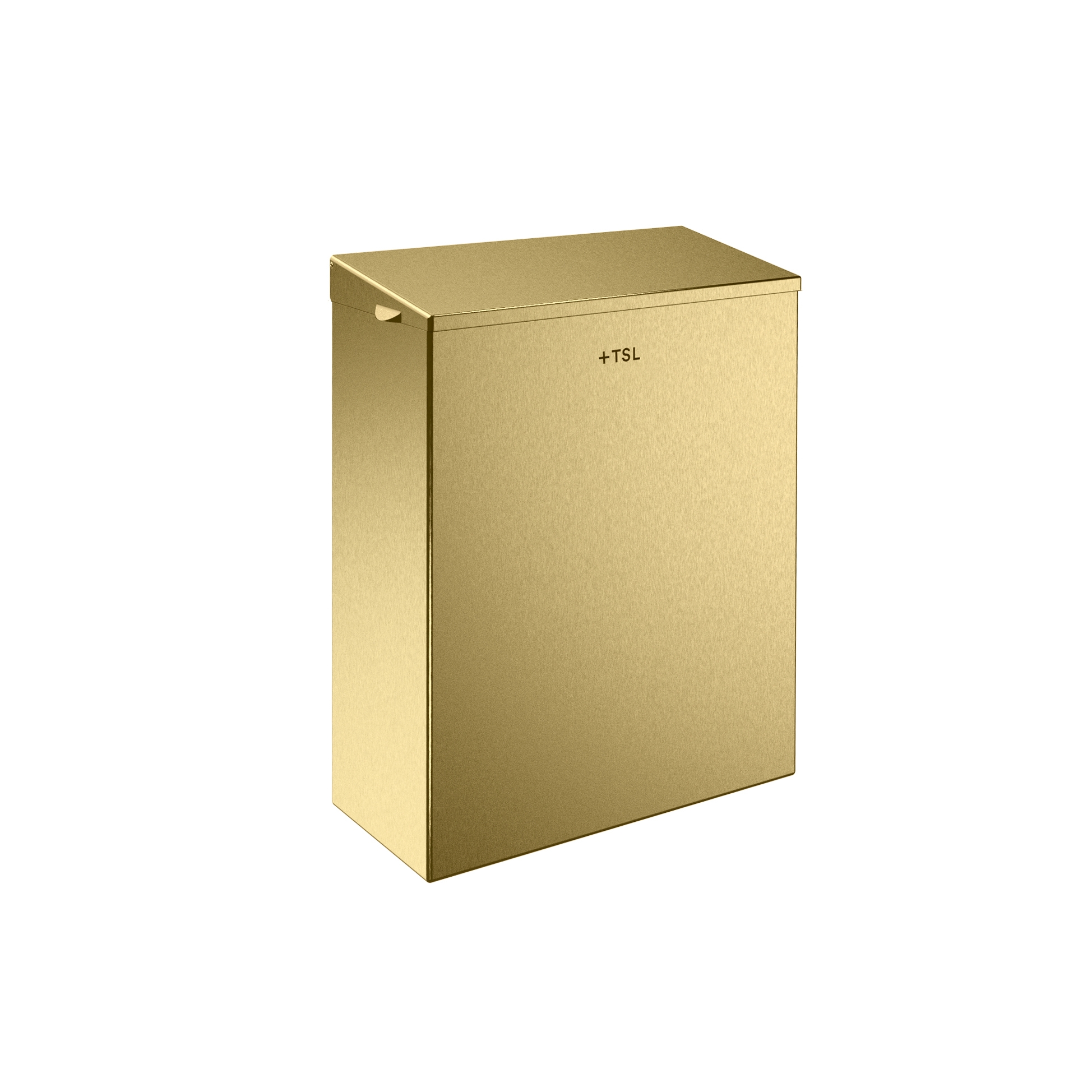 Wall-Mounted Waste Bin PVD Brass