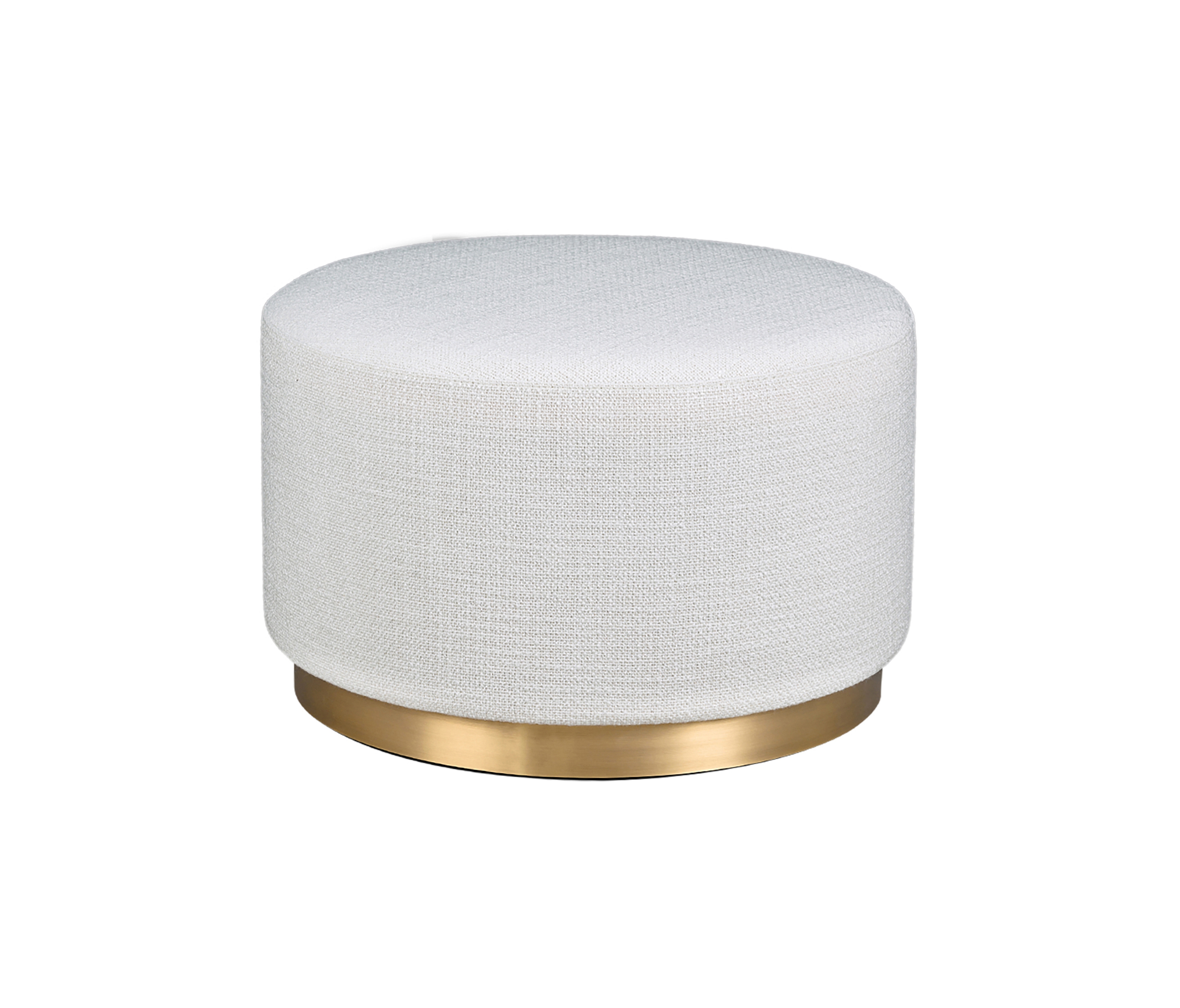 Display product Cami | L Pouf Brass Base from manufacturer Hamilton Conte