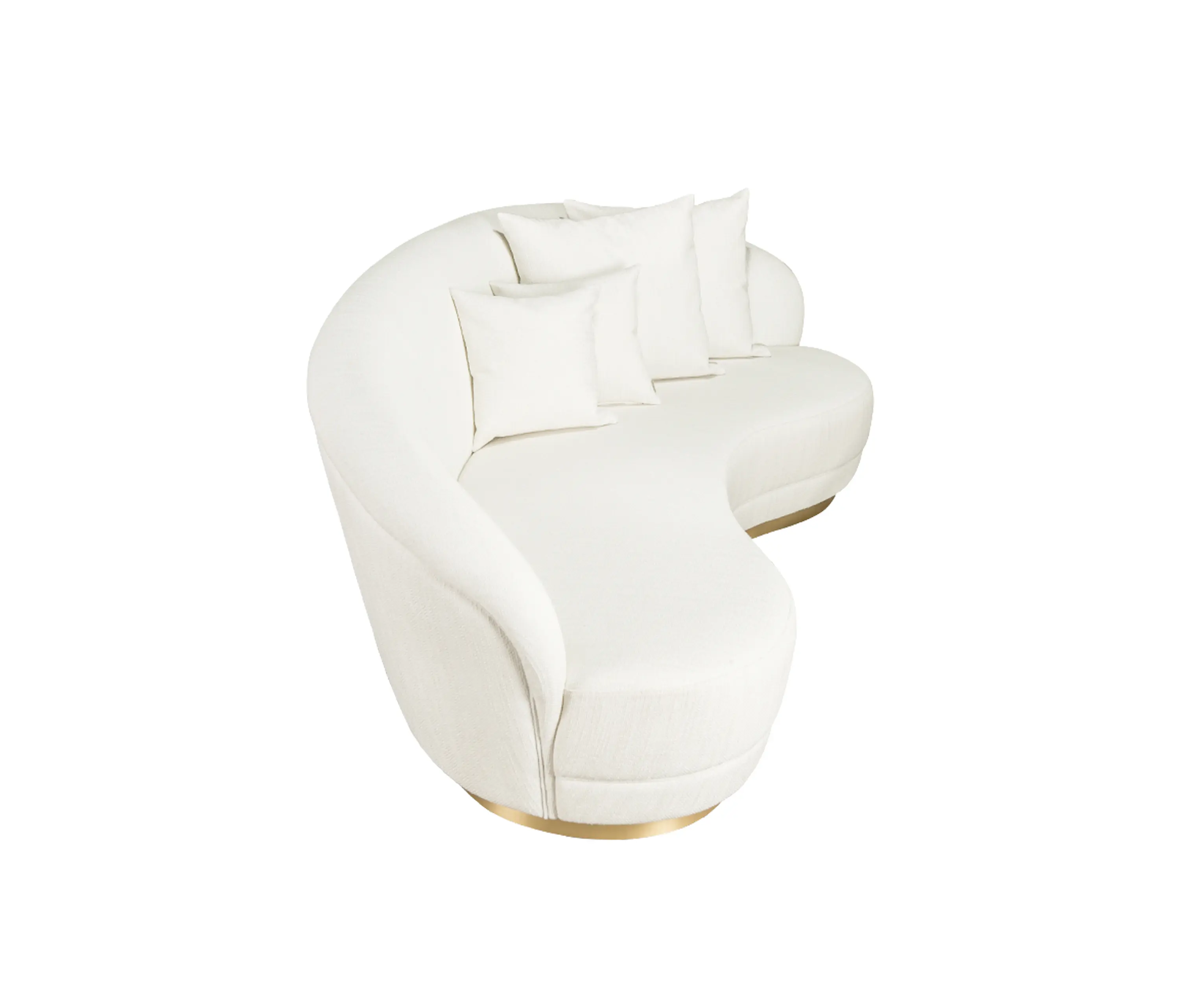 Hamilton Conte - Ignacio | L Luxe Sofa Brass Base