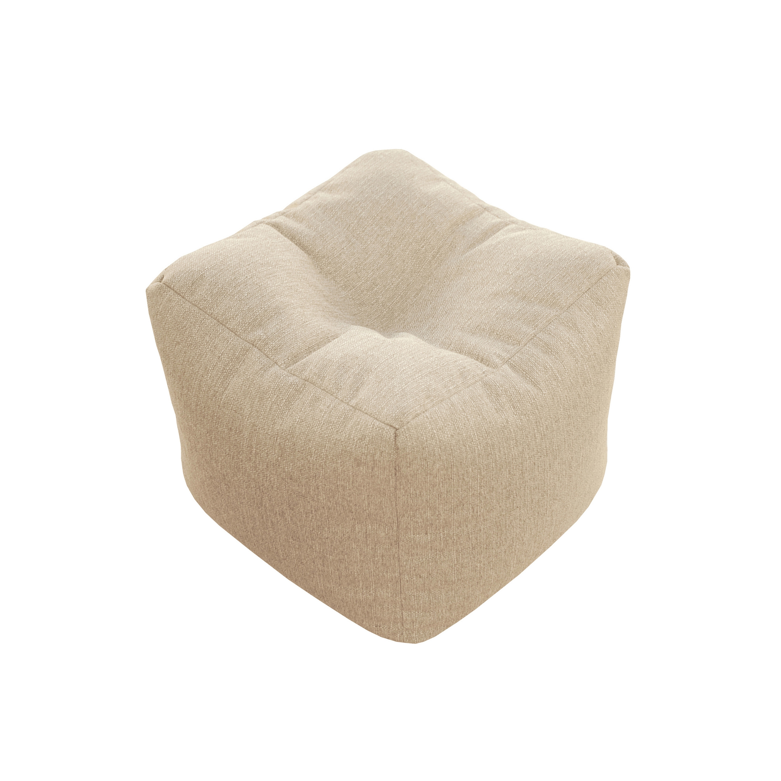 Pouf manhattan avorio