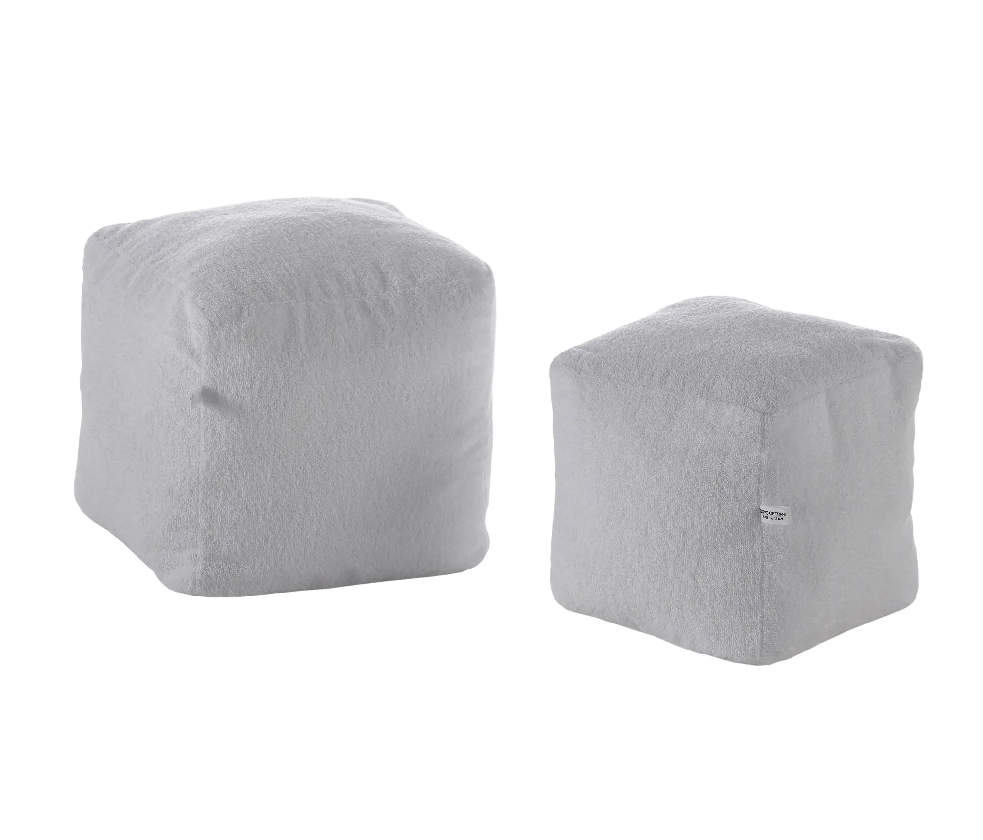 Filippo Ghezzani - Playa Set di due cuscini outdoor cubo white