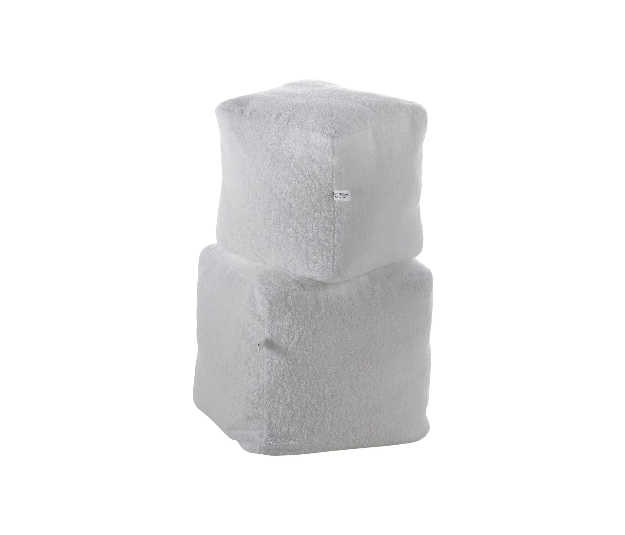 Filippo Ghezzani - Playa Set di due cuscini outdoor cubo white