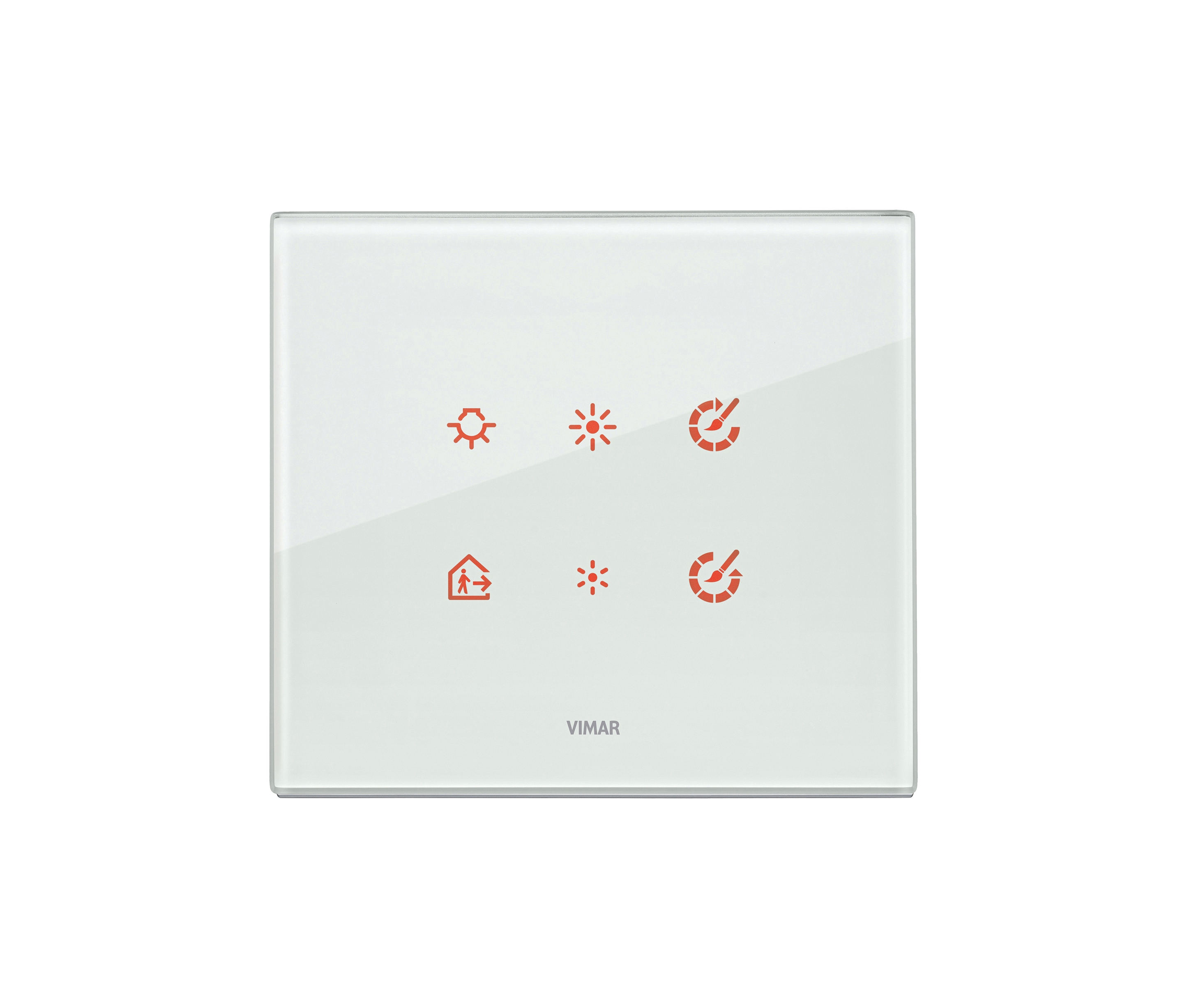 Display product Eikon Tactil crystal aqua Switches from manufacturer VIMAR