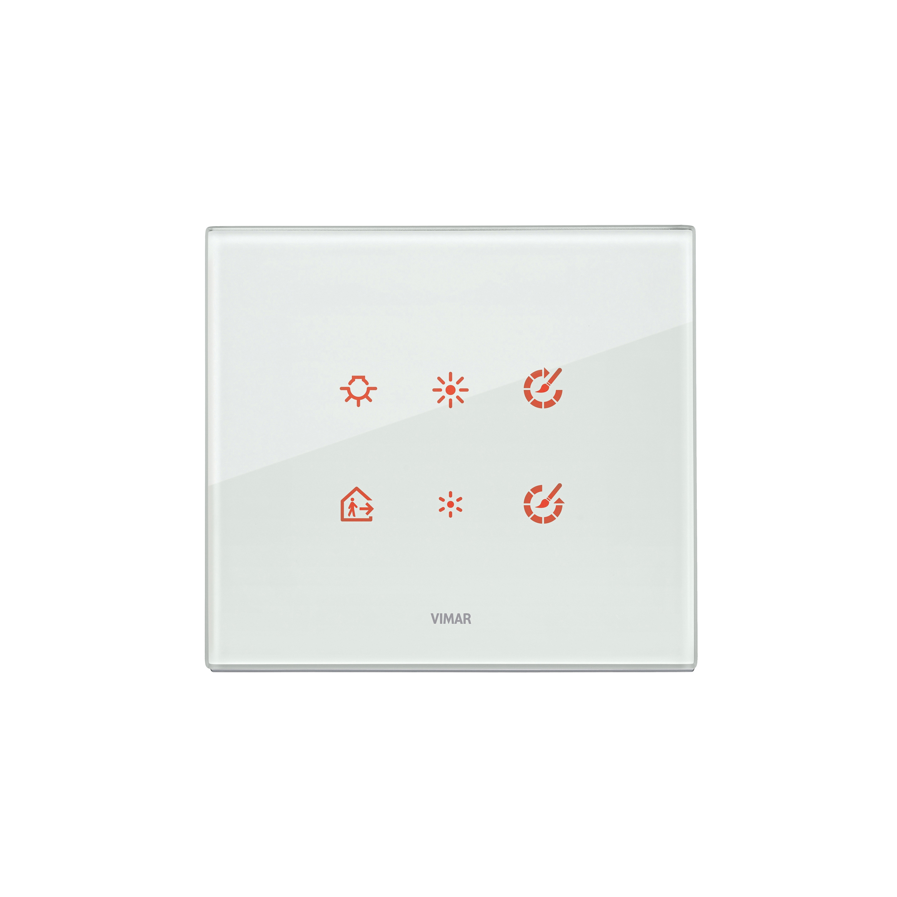 Display product Eikon Tactil crystal aqua Switches from manufacturer VIMAR