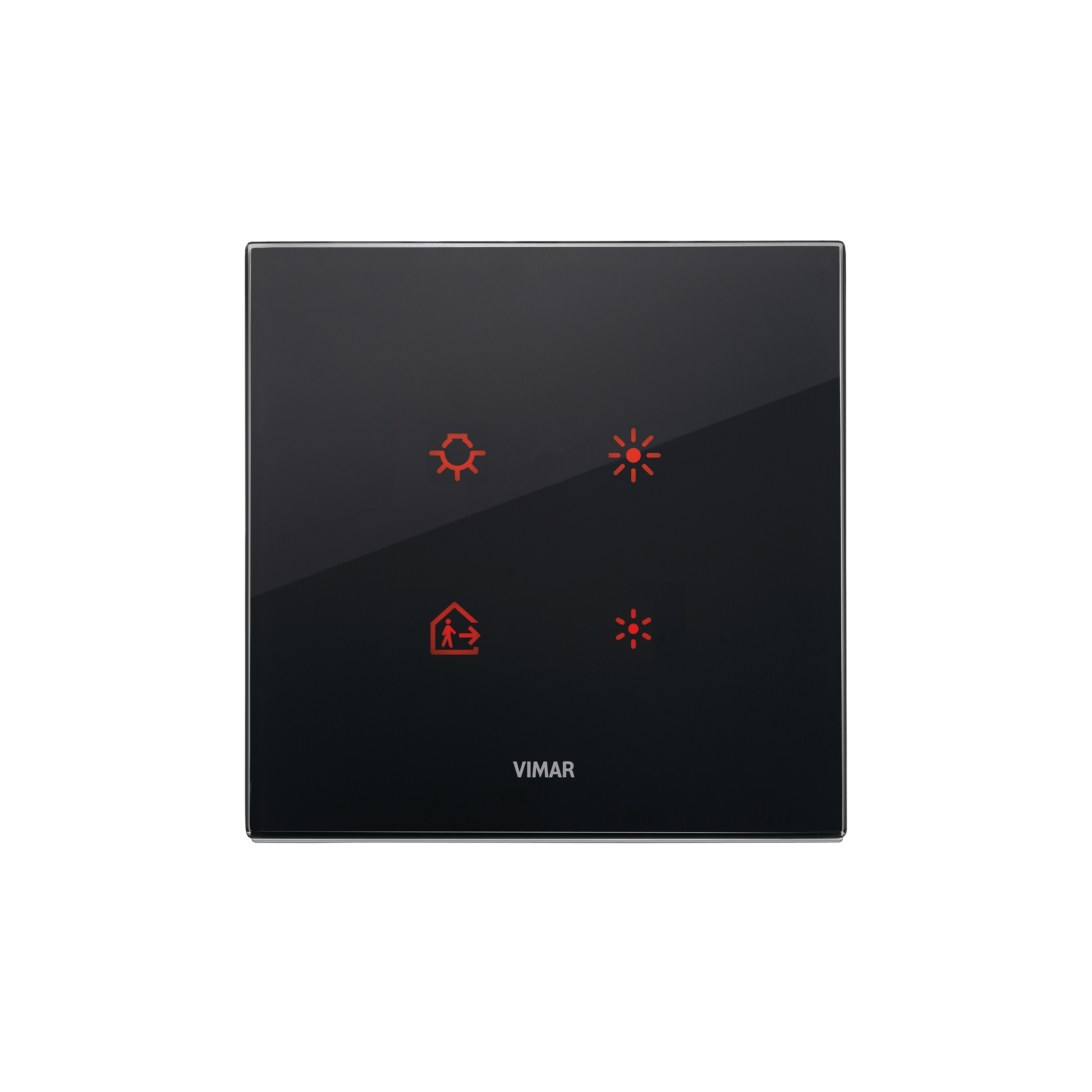 Display product Eikon Tactil crystal black diamond Switches from manufacturer VIMAR