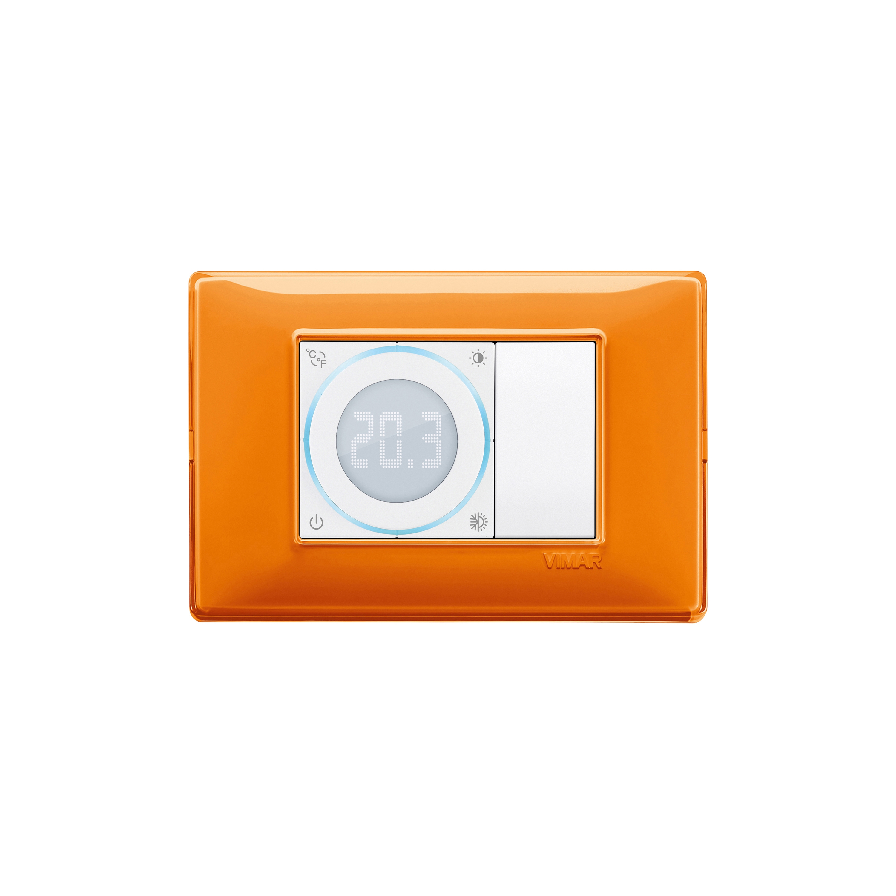 Display product Thermostat wi-fi Plana Reflex orange from manufacturer VIMAR