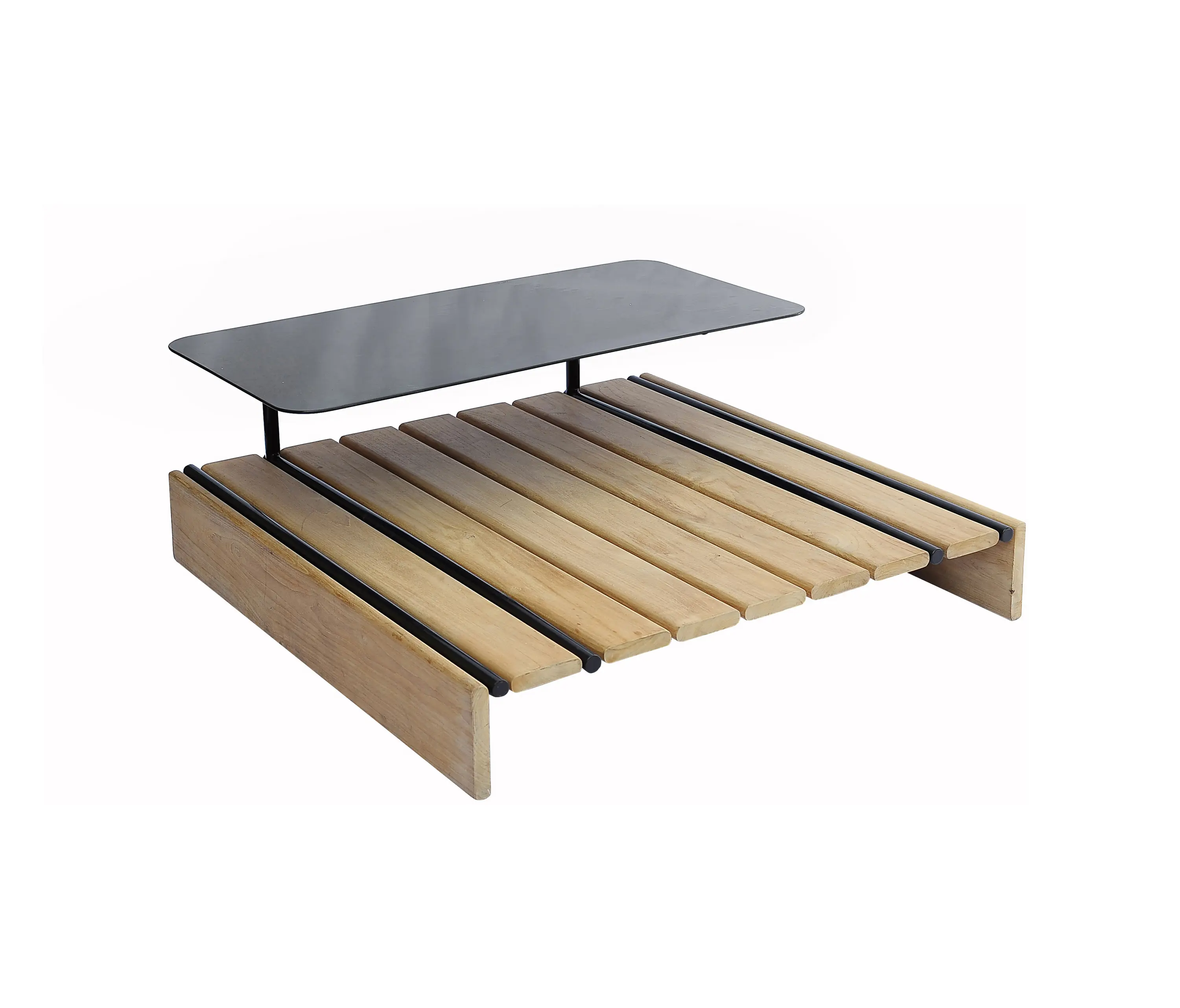 cbdesign - Casual Modular Square Coffee Table/Stool With Tray
