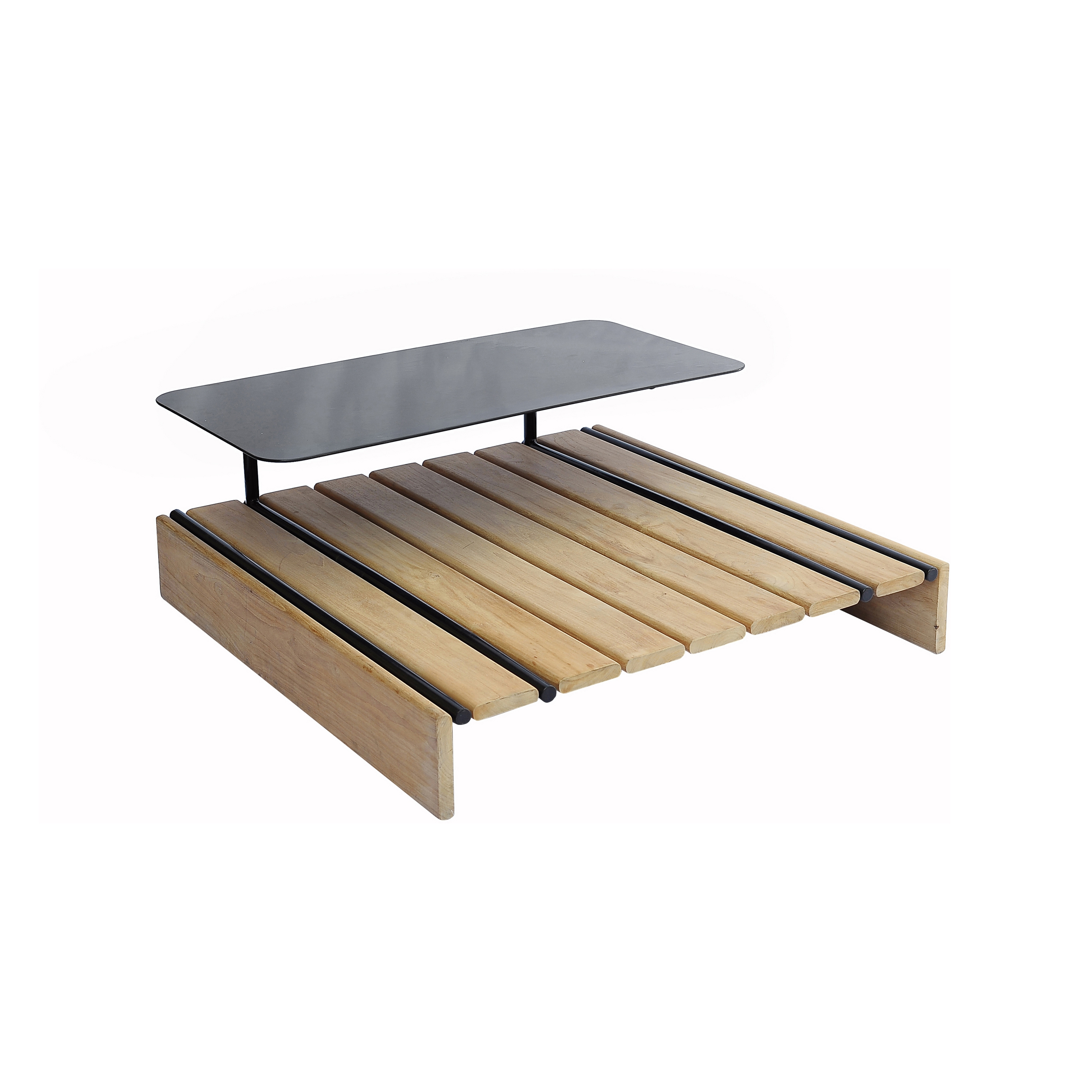 Mostrar el producto Casual Modular Square Coffee Table/Stool With Tray del fabricante cbdesign