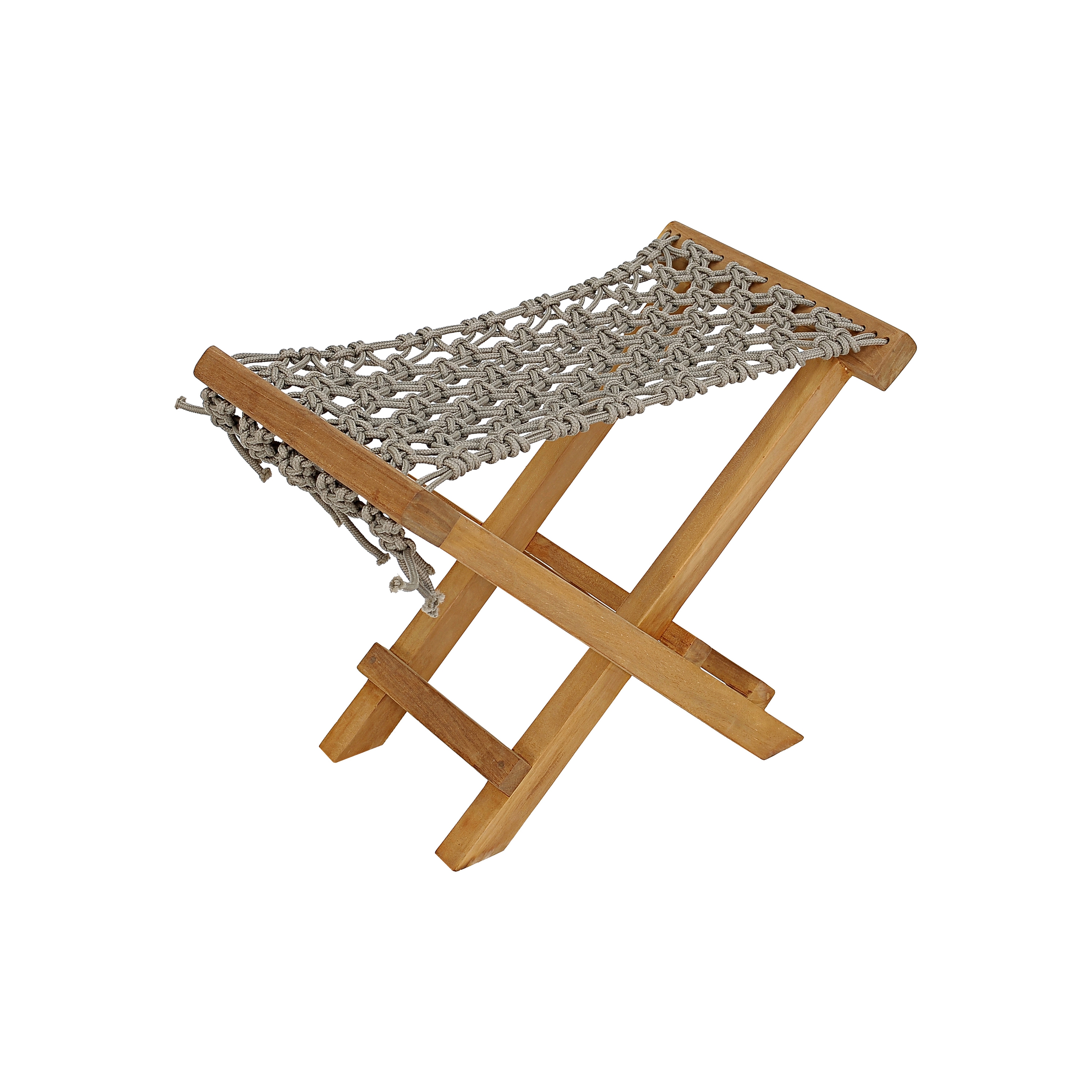 Fes Folding Stool Macrame Weaving