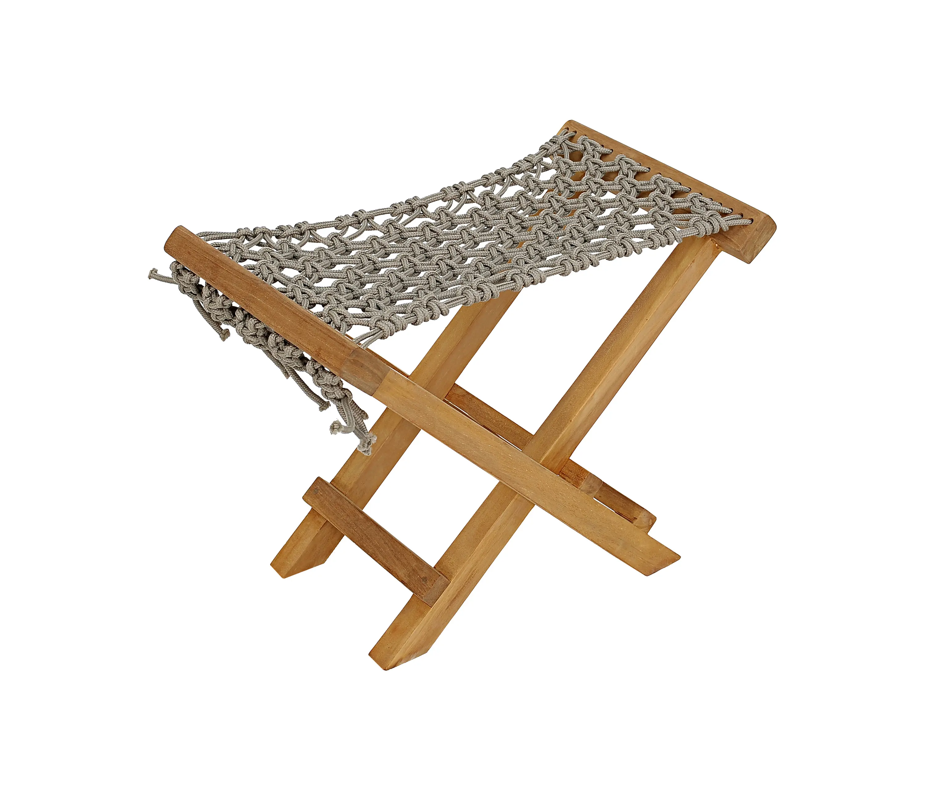 cbdesign - Sgabello Fes Realizzato Con Tecnica Macrame