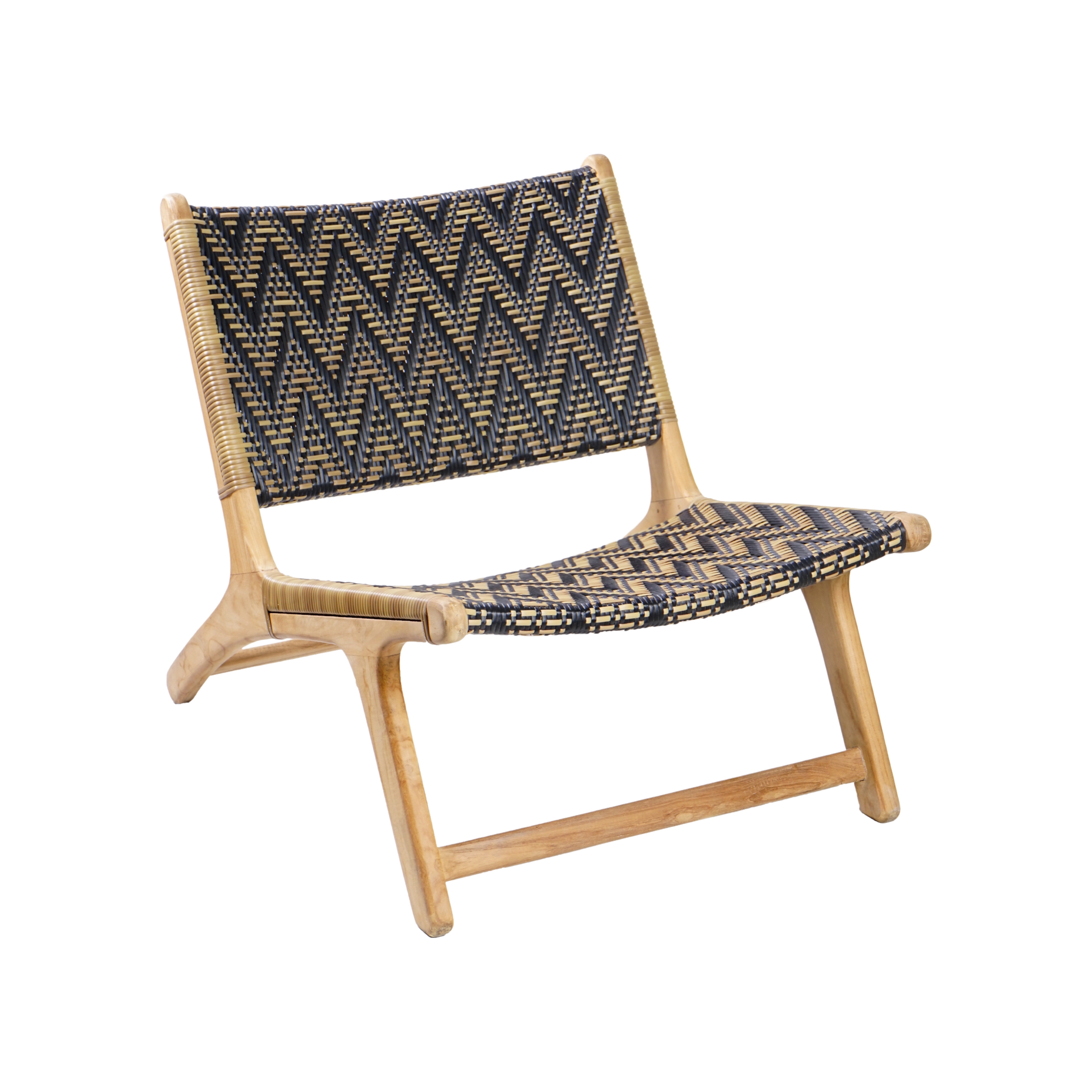 Vienna Relax Chair Chevron Black