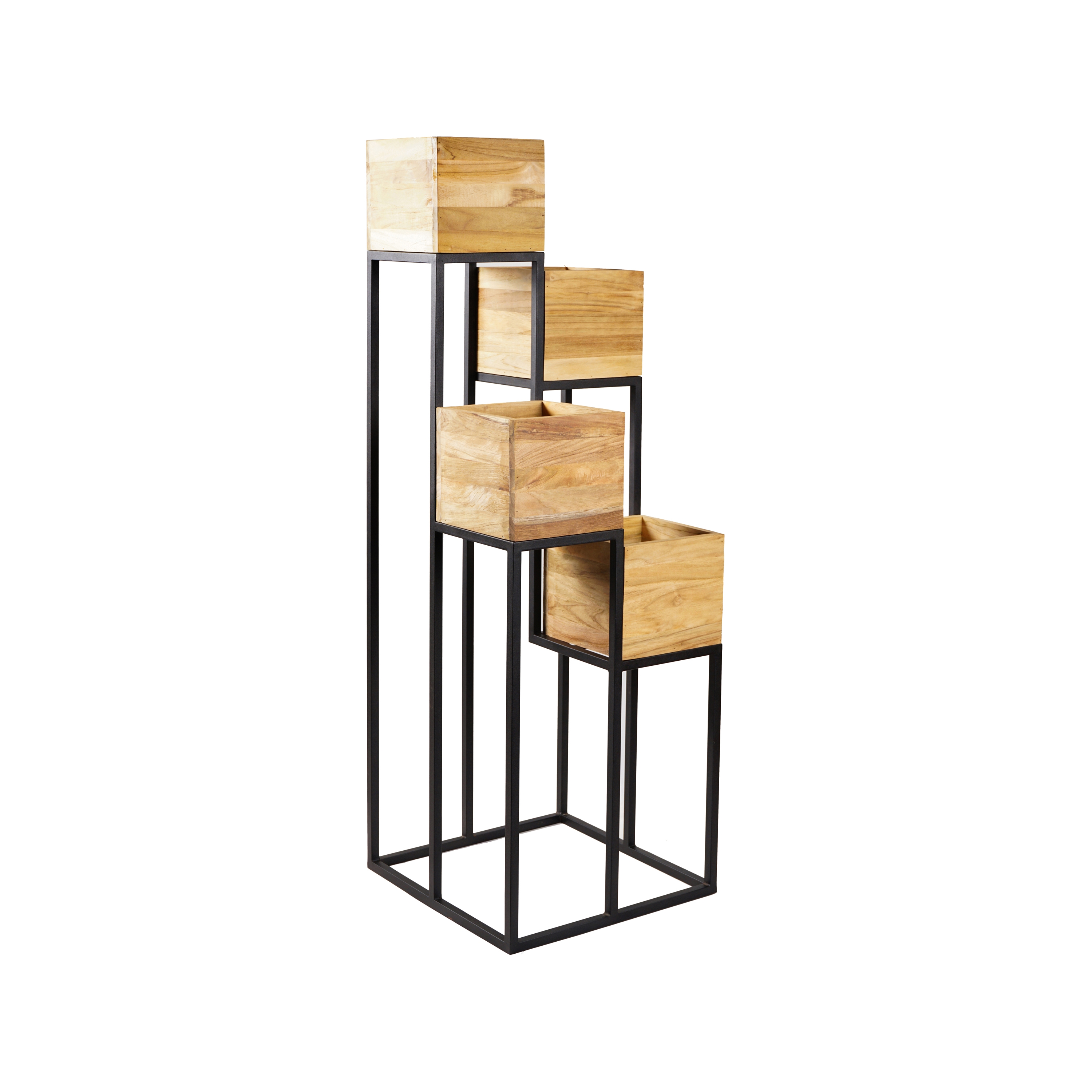Mostrar el producto Ciro Planter Rack-Wood Vase 115 del fabricante cbdesign