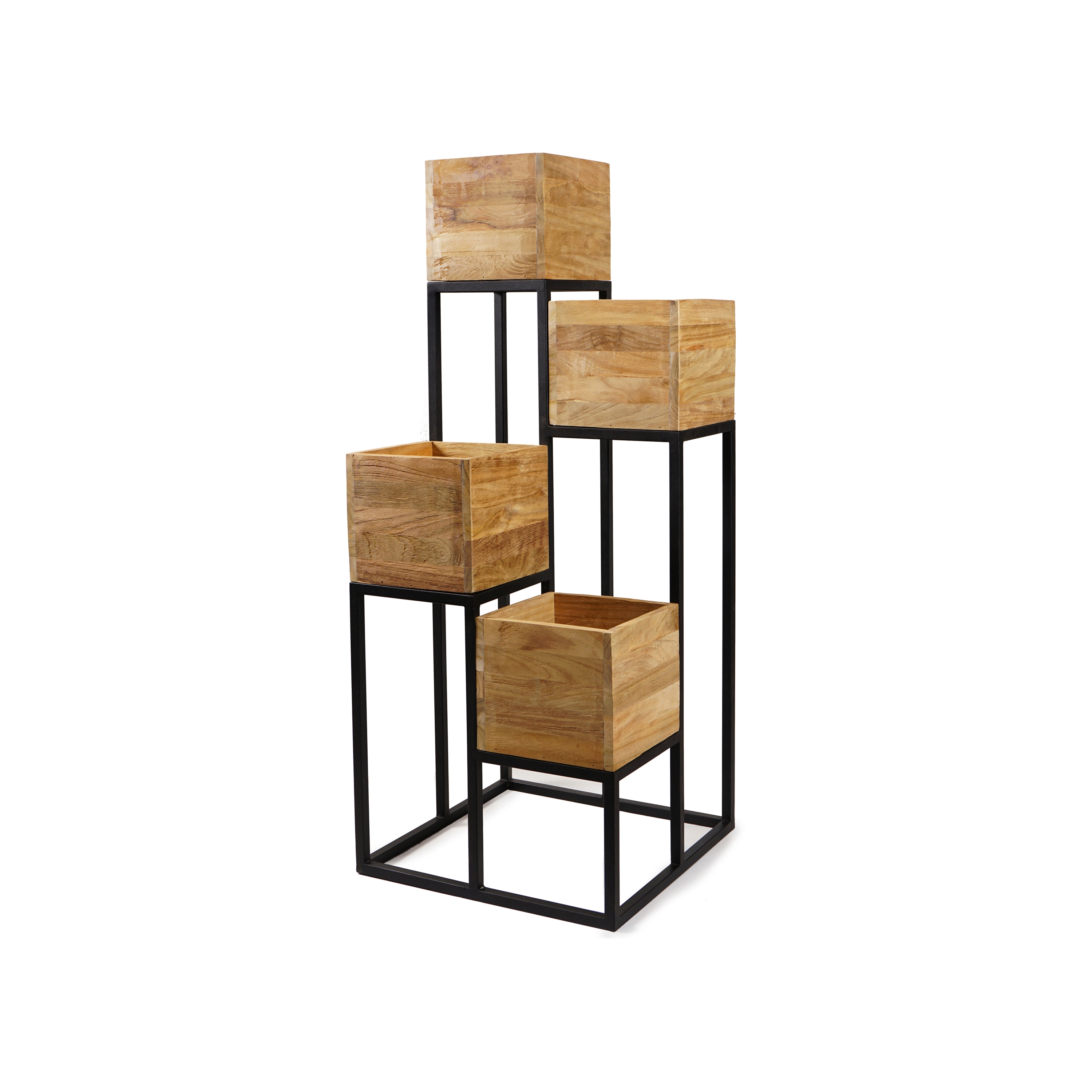 Mostrar el producto Ciro Planter Rack-Wood Vase 95 del fabricante cbdesign