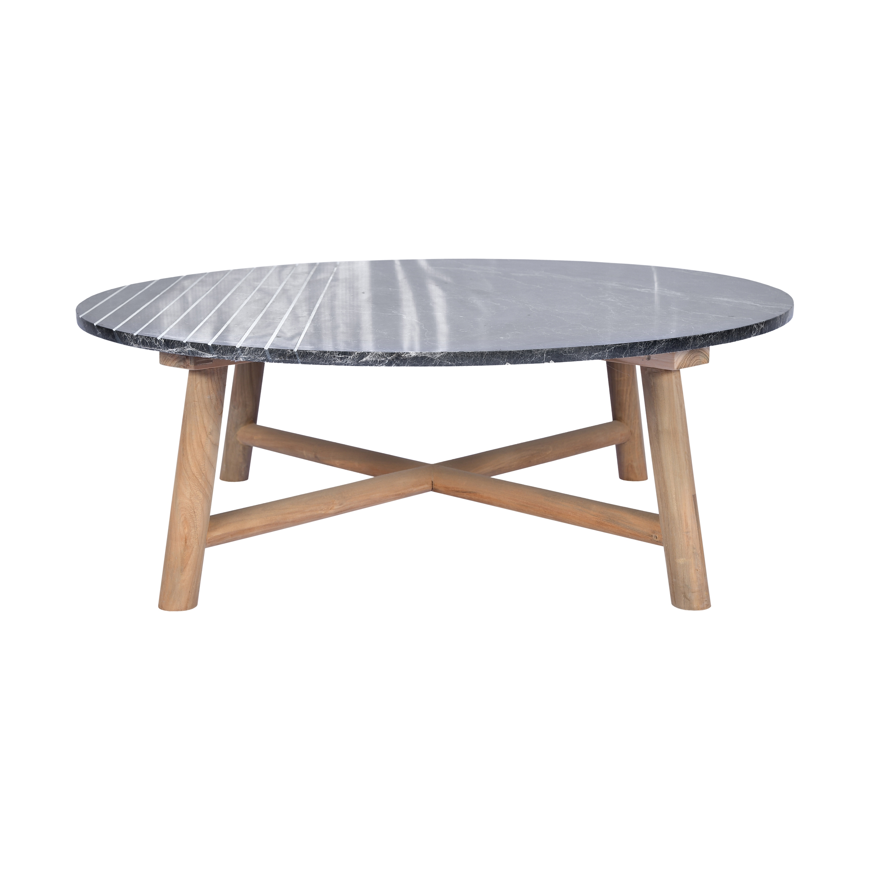 Produkt Ubud Stripes Coffee Table D100 Marble Top des Herstellers cbdesign anzeigen