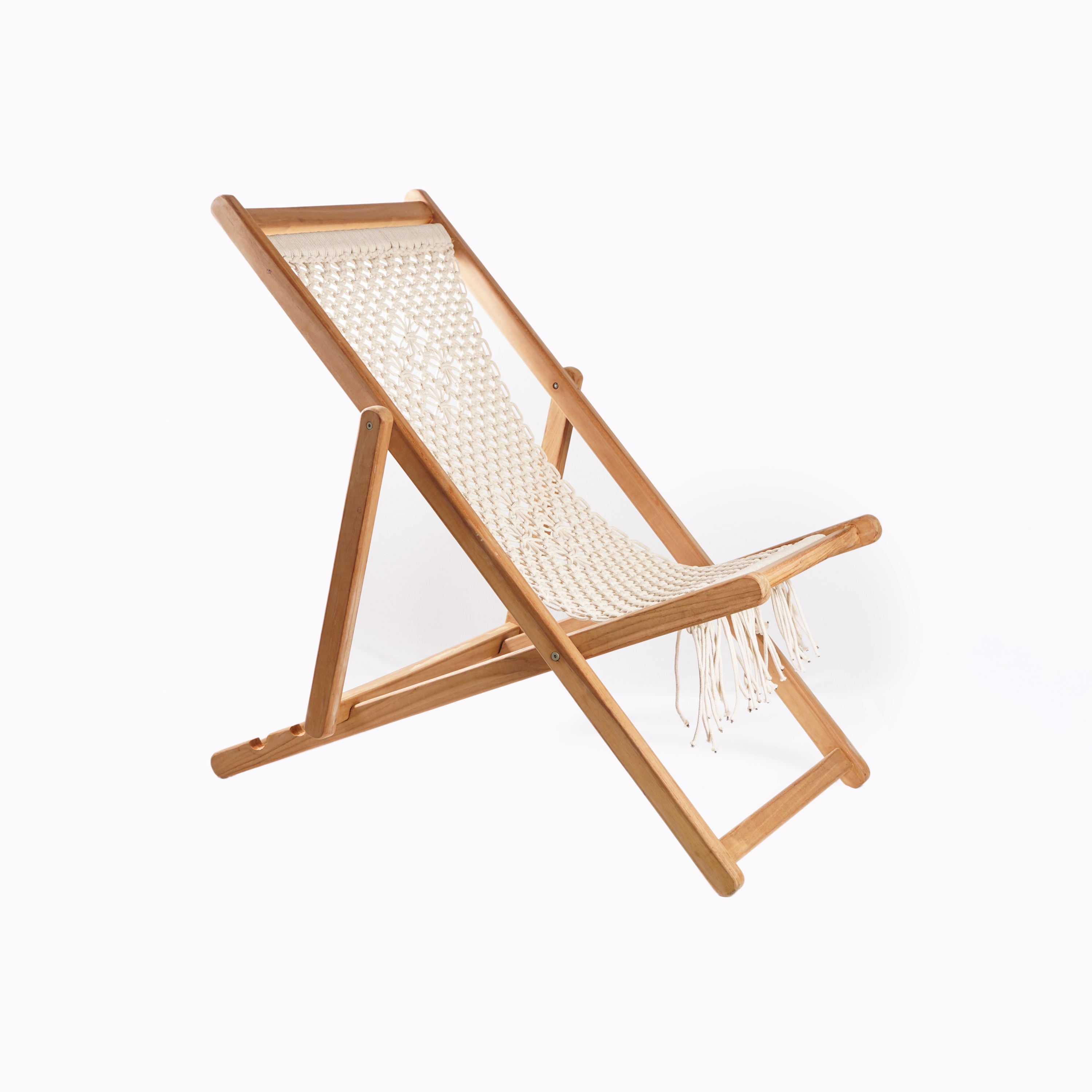 Fes Relax Chair Con Tecnica Macrame