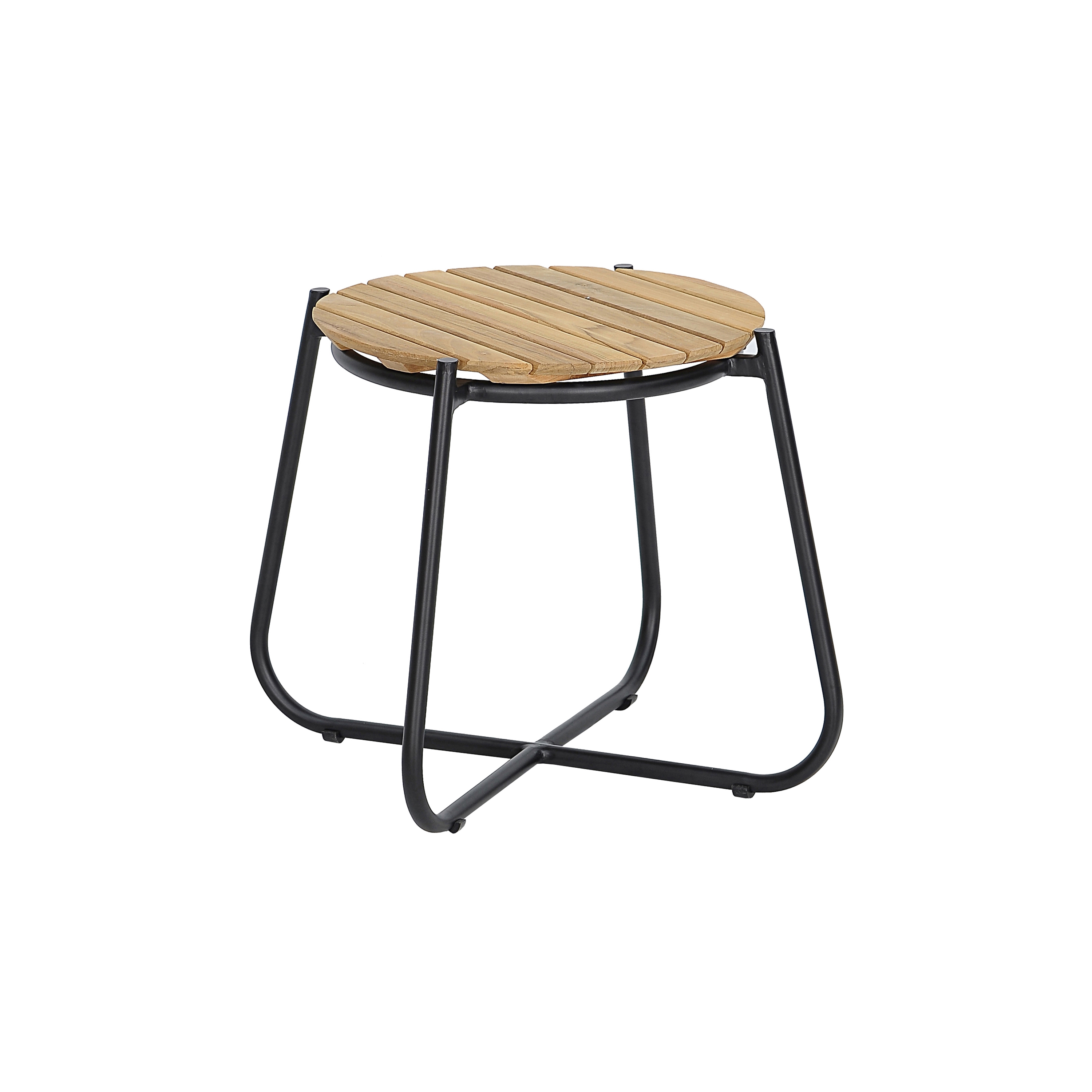 Mostrar el producto Light Round Cross Leg Slate Top Coffee Table del fabricante cbdesign