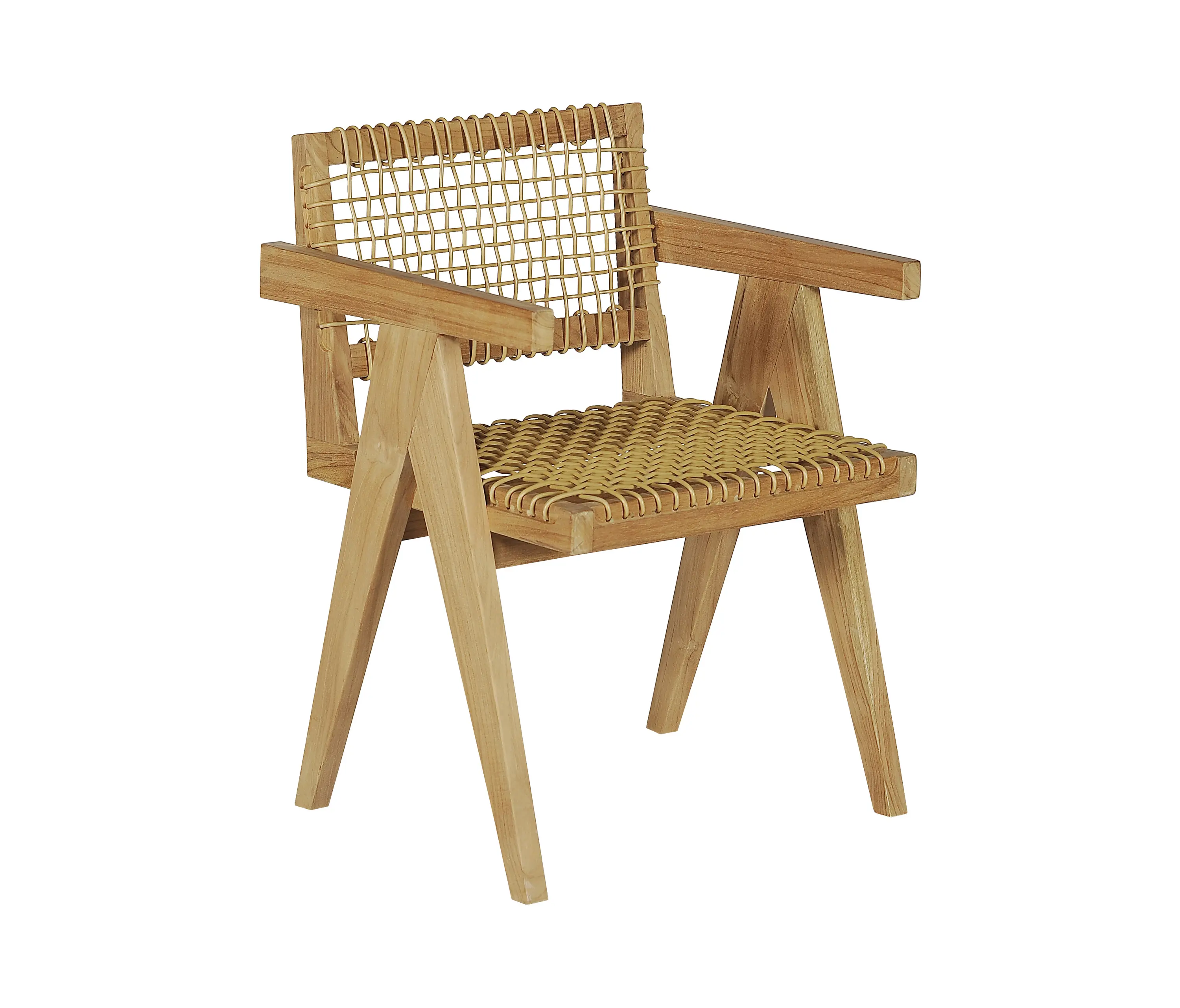 cbdesign - V Dining Chair Open Weaving