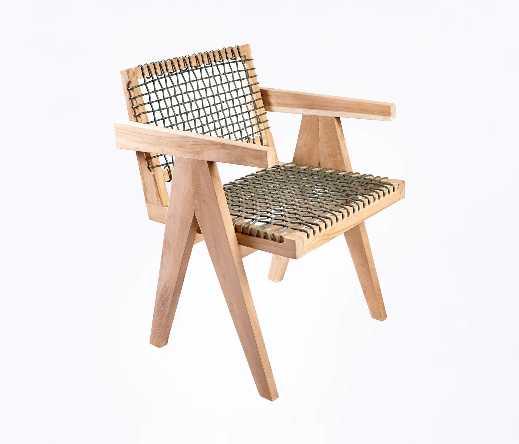cbdesign - V Dining Chair Open Weaving