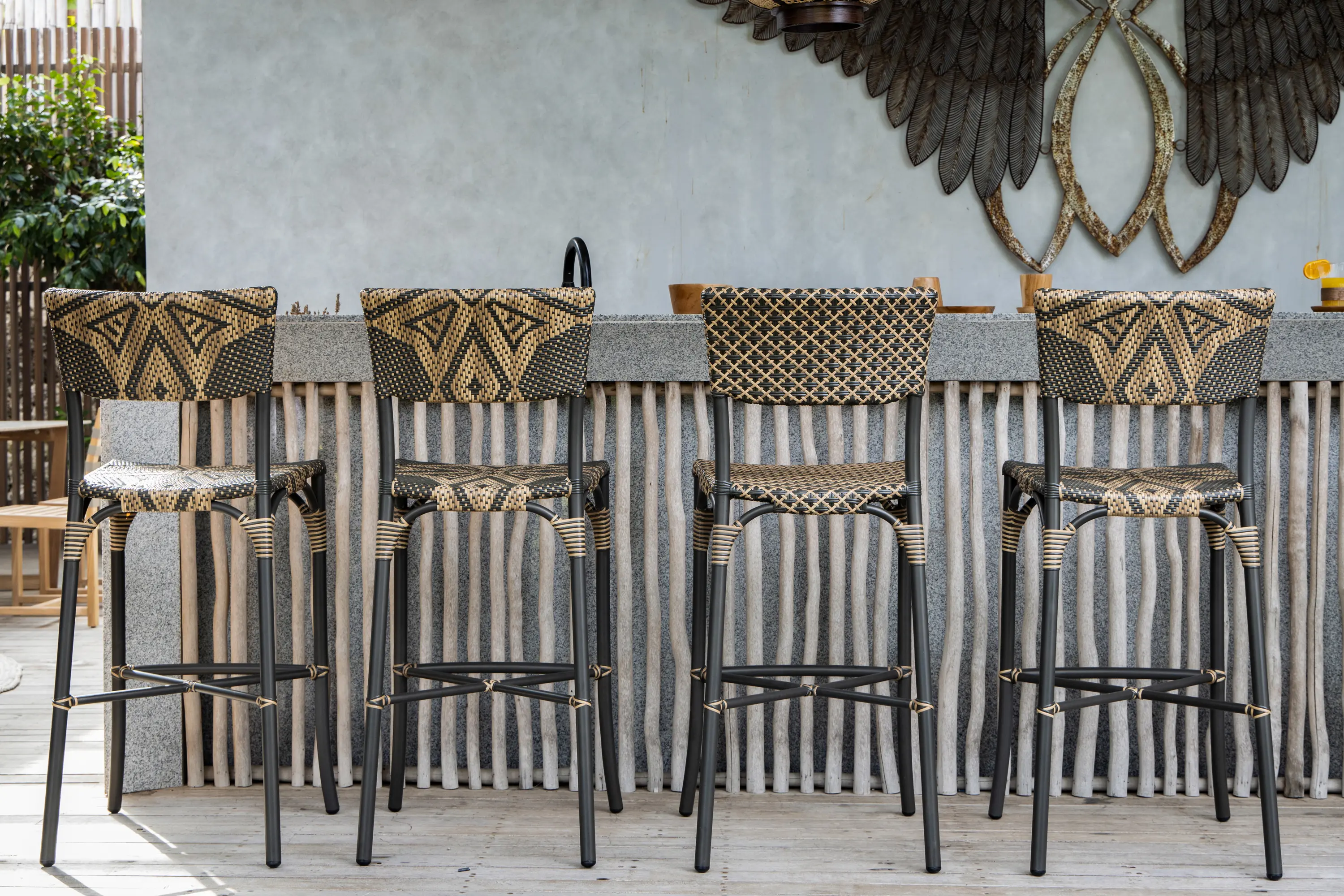 cbdesign - Tosca Barstool-Batik