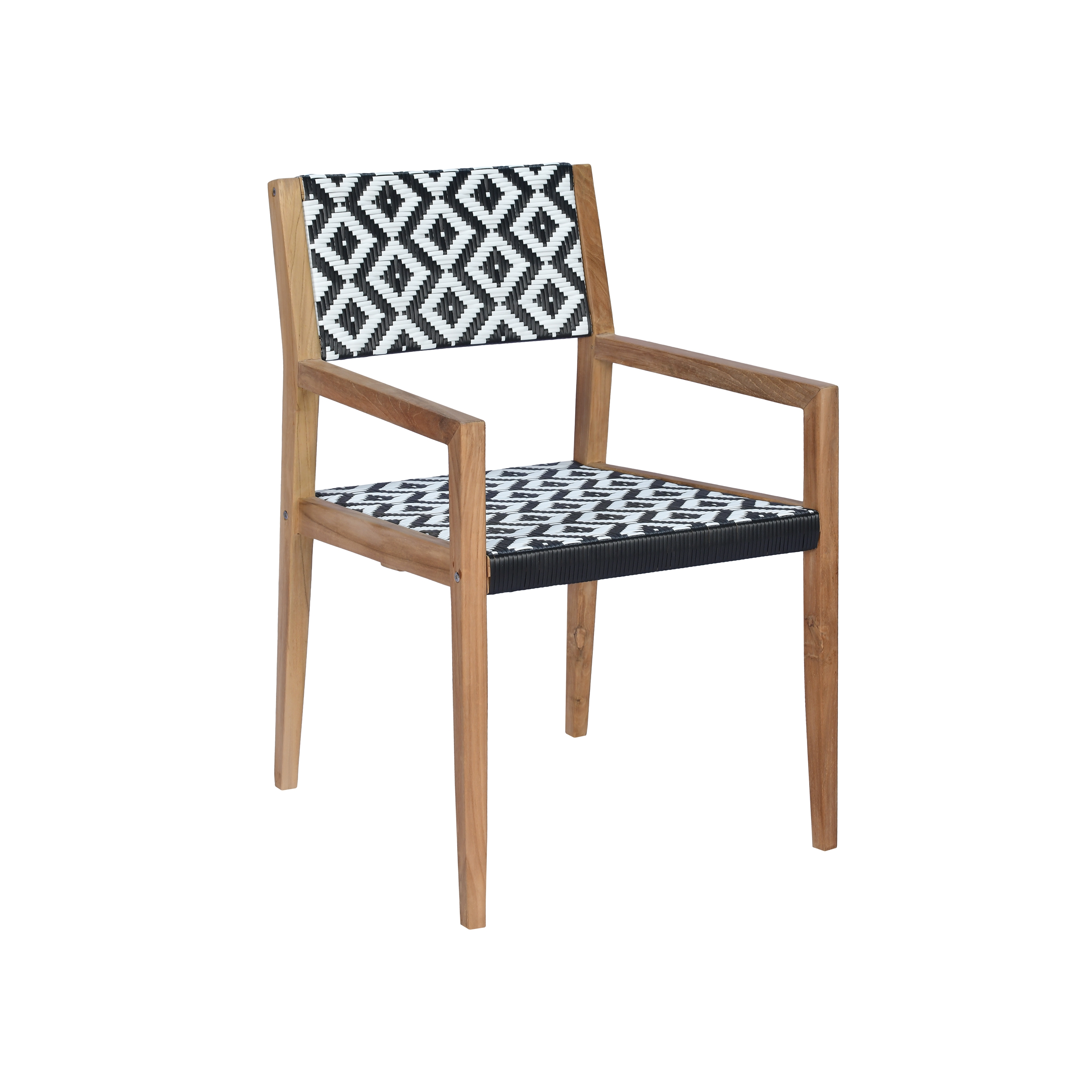Produkt Vienna Dining Armchair Full Weaving Diamond B&W des Herstellers cbdesign anzeigen