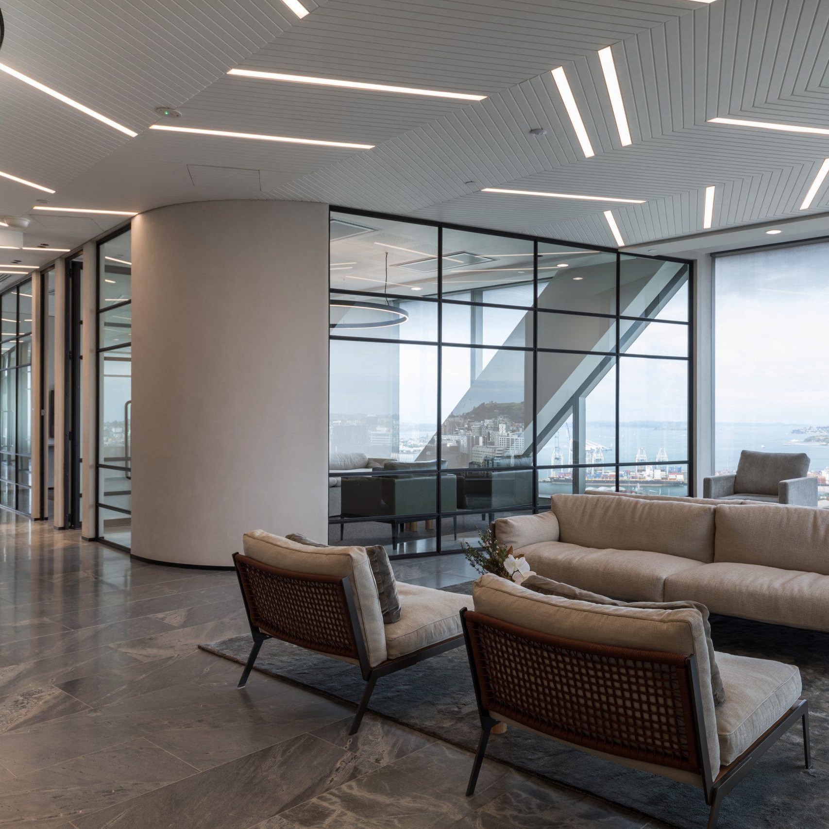 Display product Groove - Router cut patterned panels from manufacturer Autex Acoustics