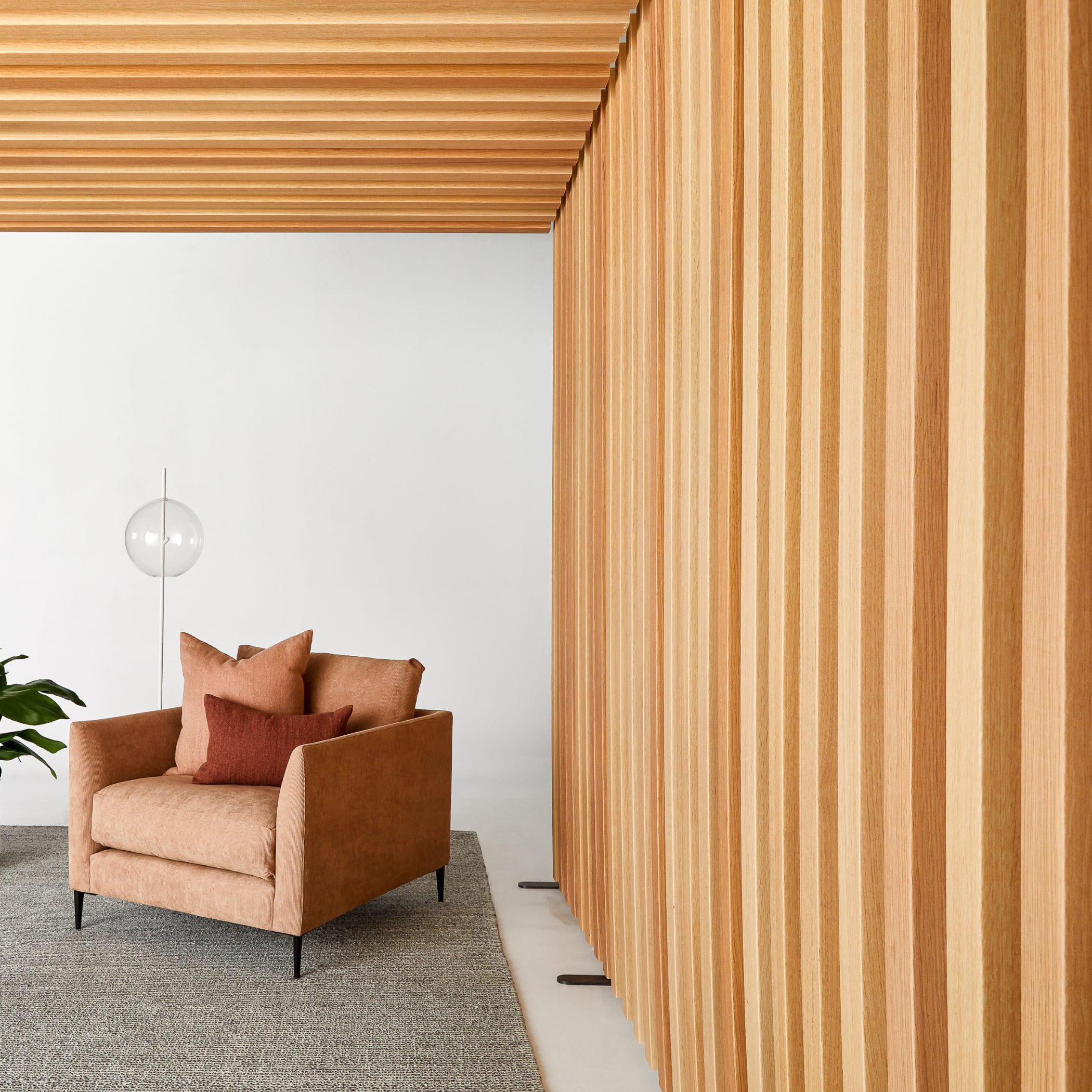 Display product Acoustic Timber™ - Natural timber-look acoustic products from manufacturer Autex Acoustics