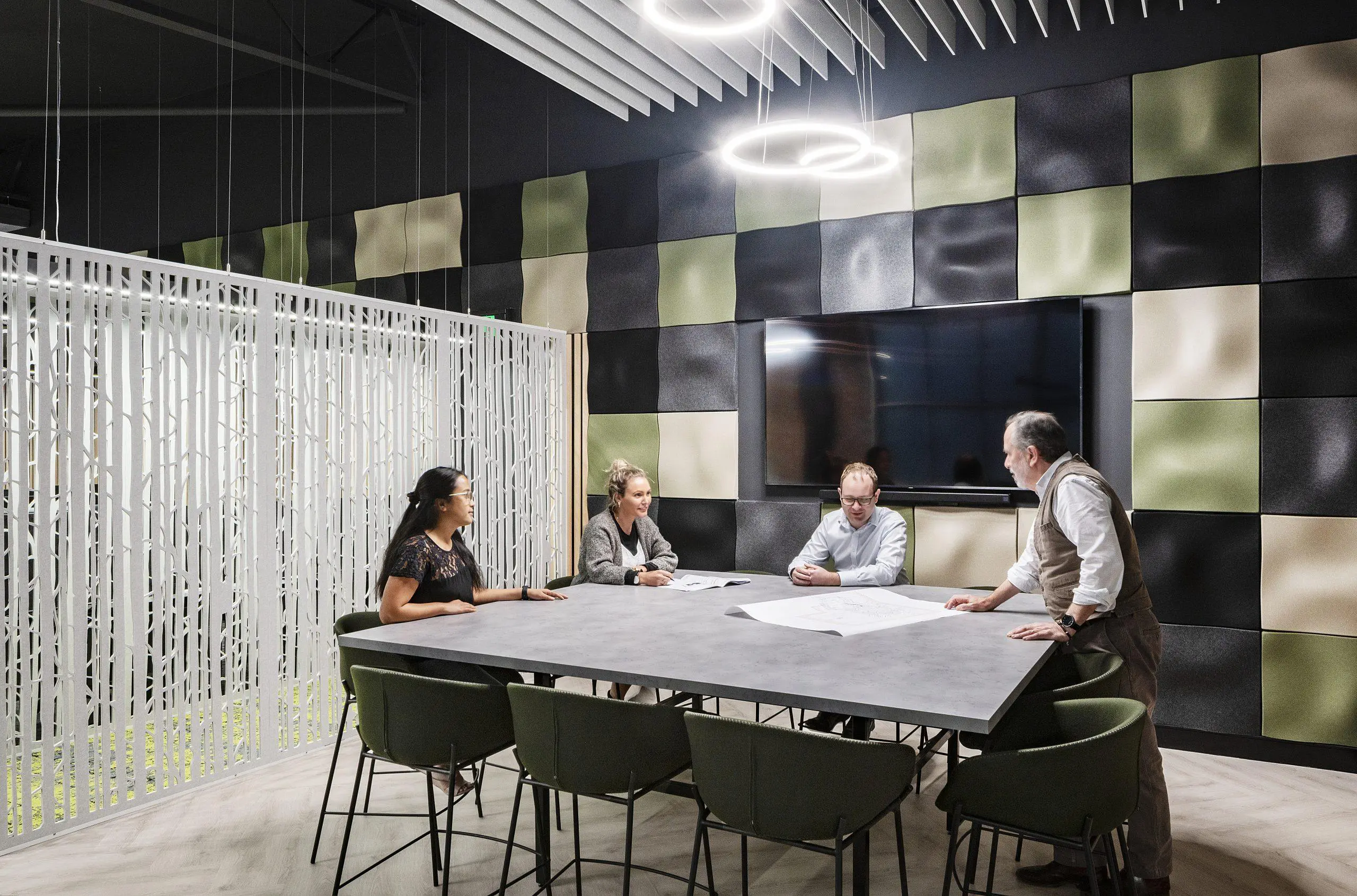 Autex Acoustics - Azulejos 3D - Azulejo de pared moldeado