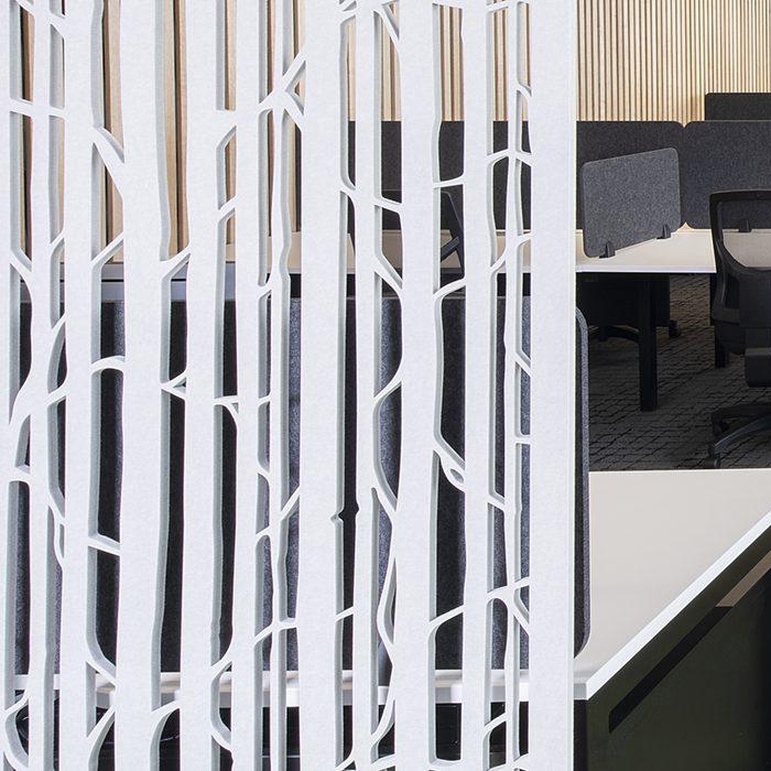 Vertoon produk Cascade™ - Hanging screens van vervaardiger Autex Acoustics