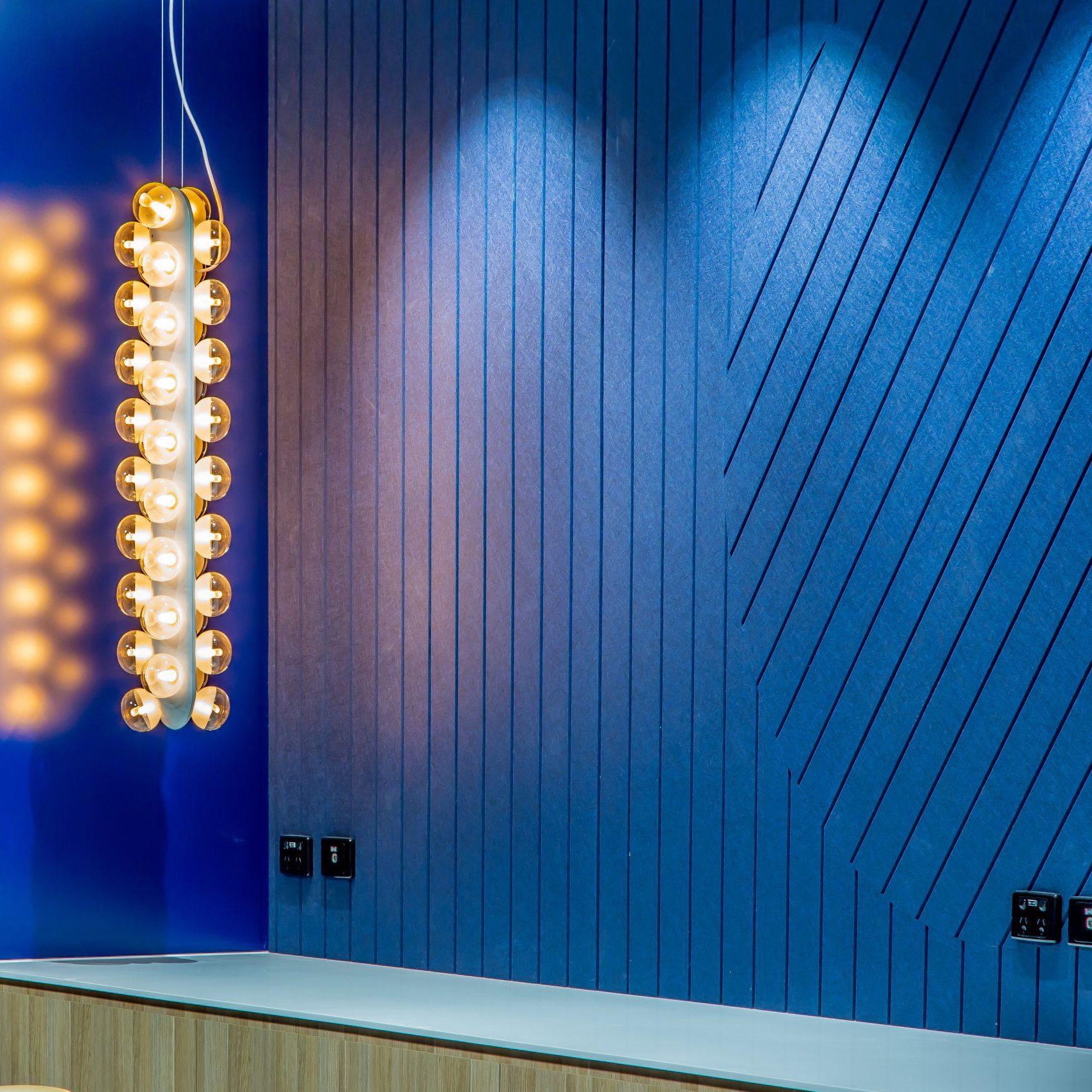 Display product Groove - Router cut patterned panels from manufacturer Autex Acoustics