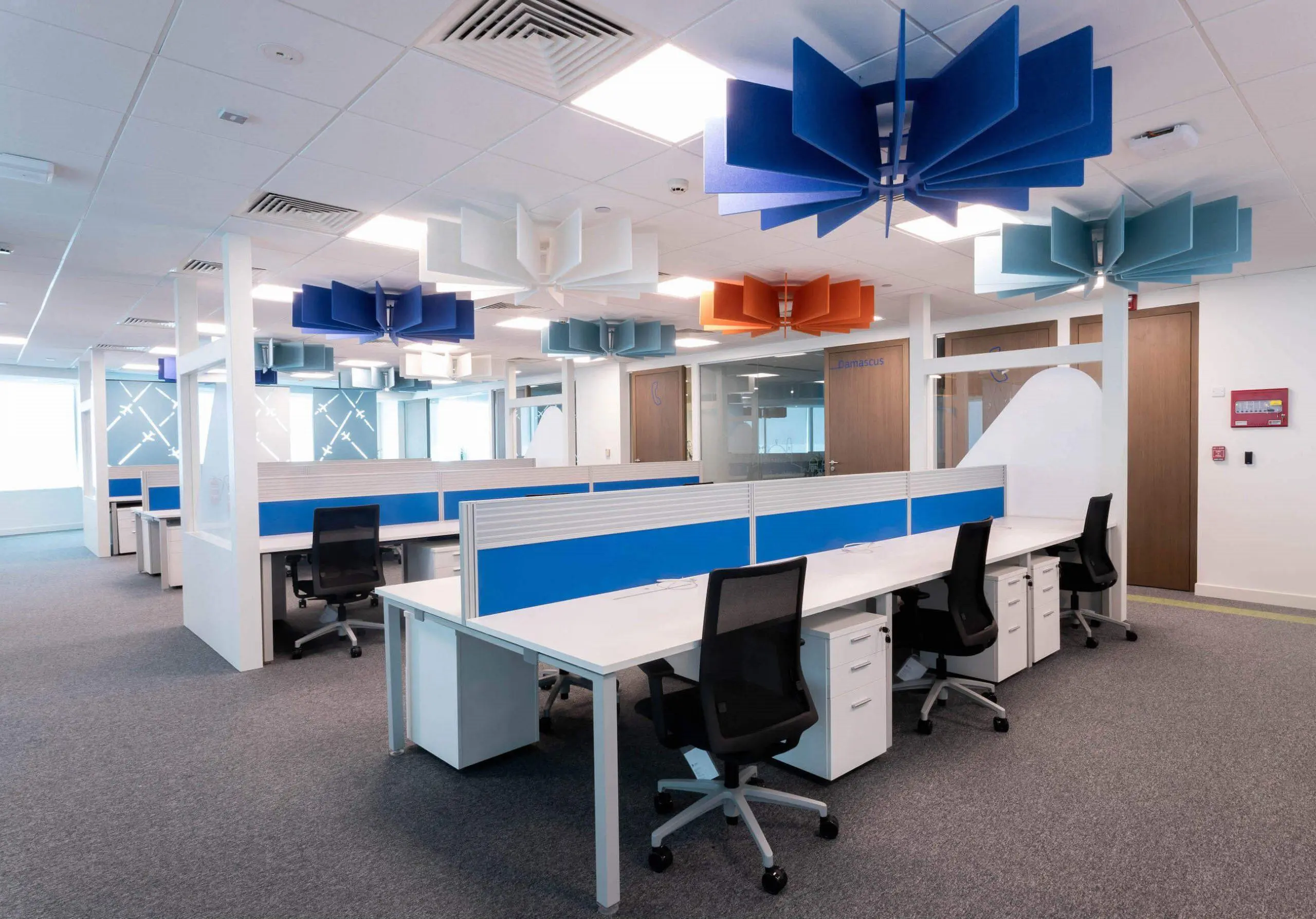 Autex Acoustics - Lattice™ - Sculptures acoustiques suspendues