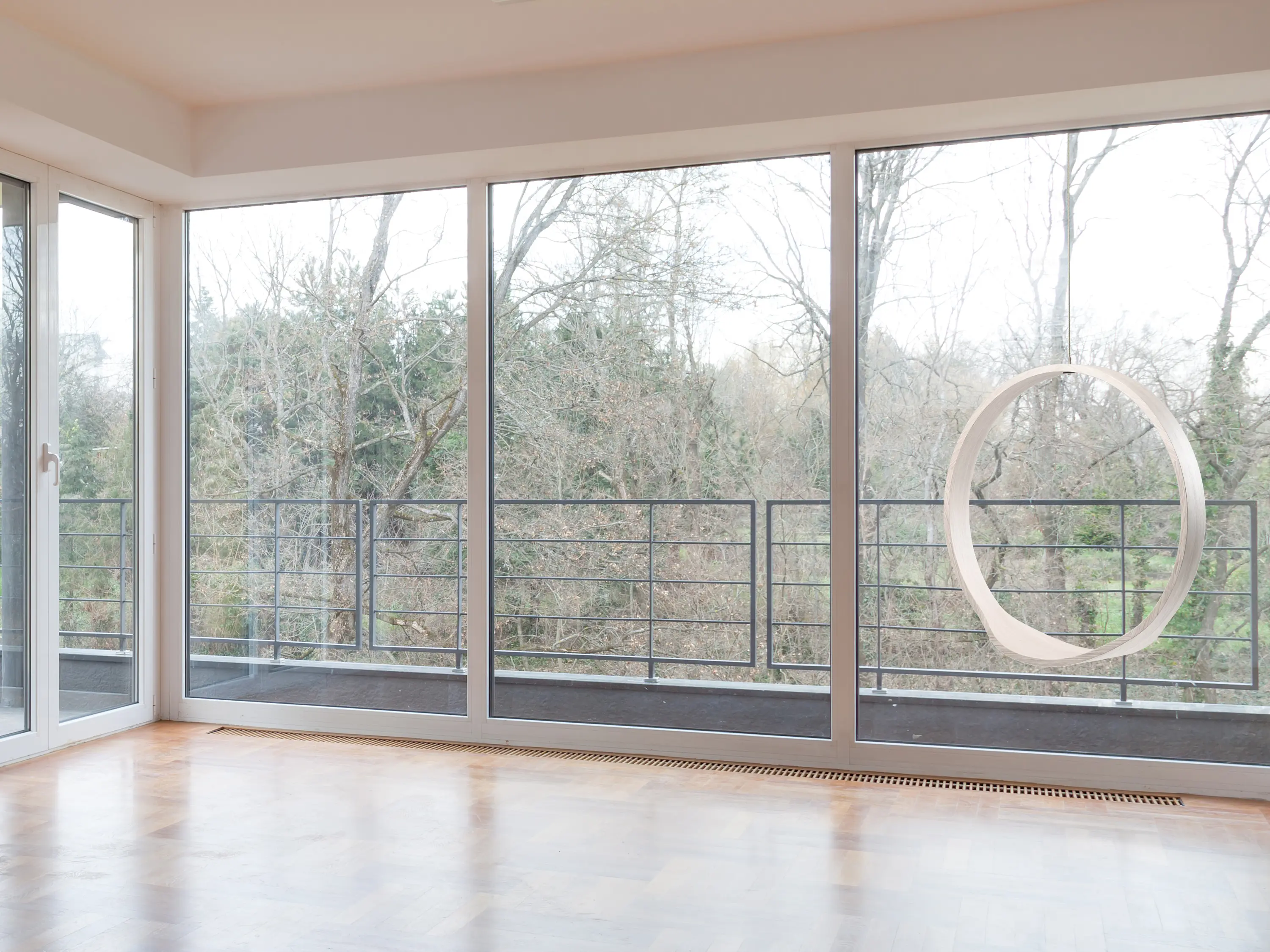 Iwona Kosicka Design - Circleswing N.1 Wooden Hanging Chair Swing Seat -  Ral⎥indoor