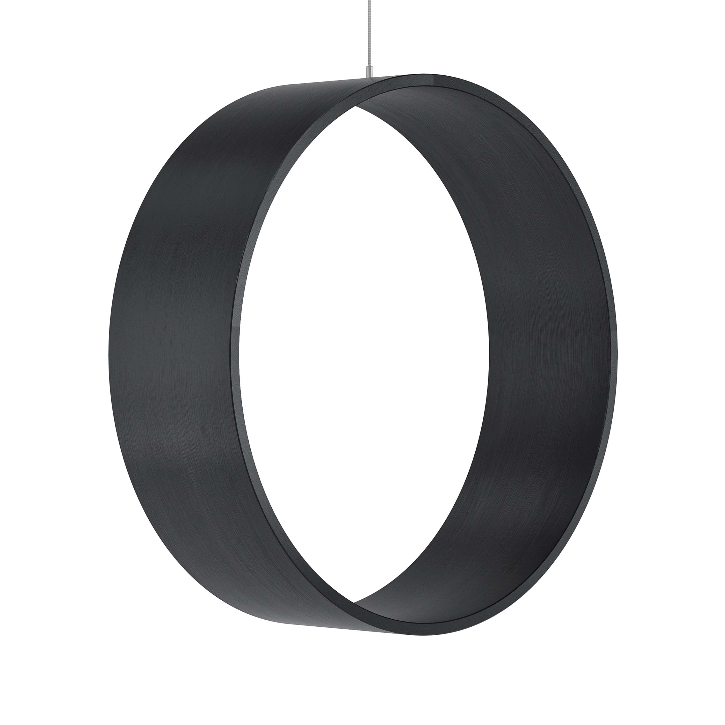 Circleswing N.3 Wooden Hanging Chair Swing Seat - Black Oak⎥outdoor