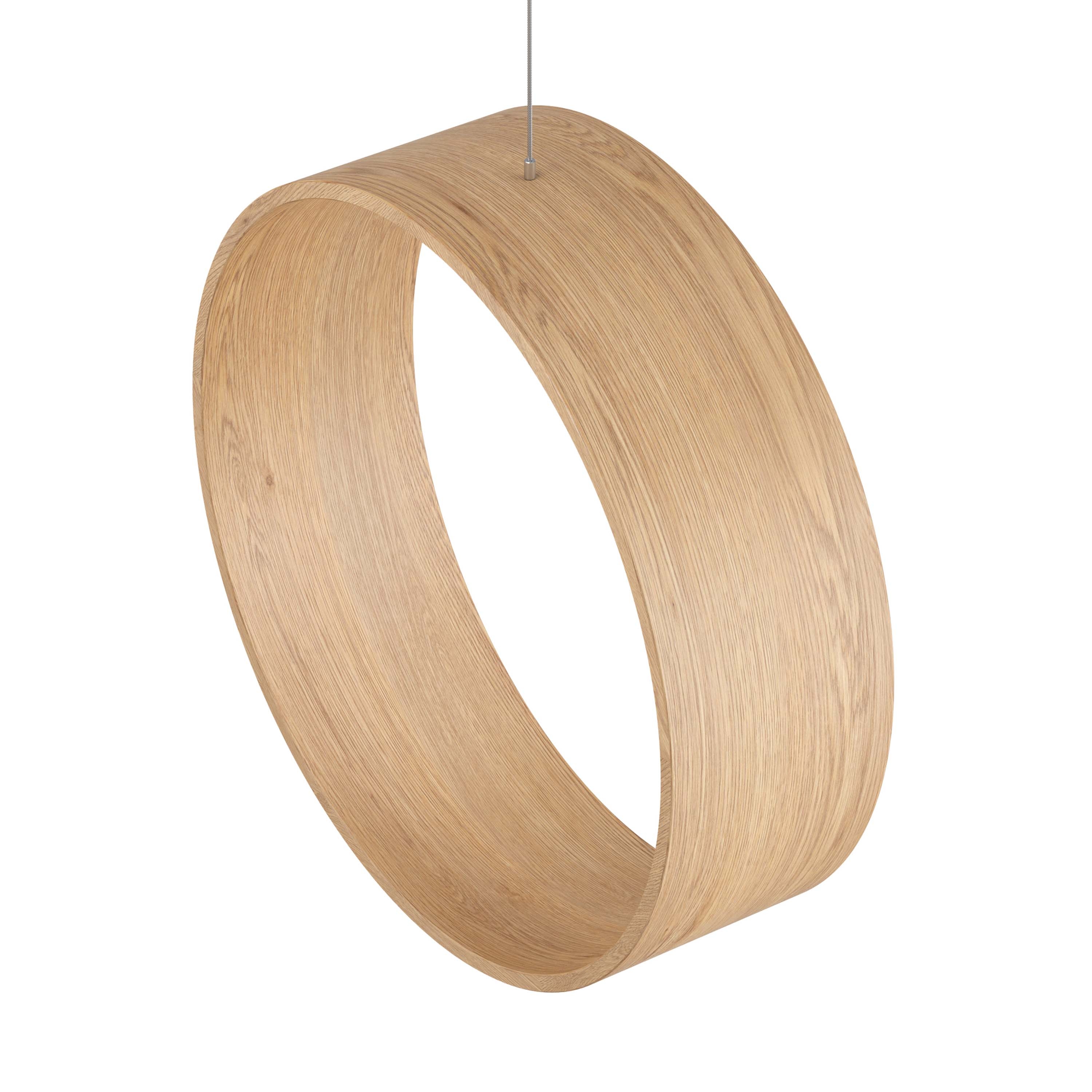 Display product Circleswing N.3 Wooden Hanging Chair Swing Seat - Natural Oak⎥indoor from manufacturer Iwona Kosicka Design