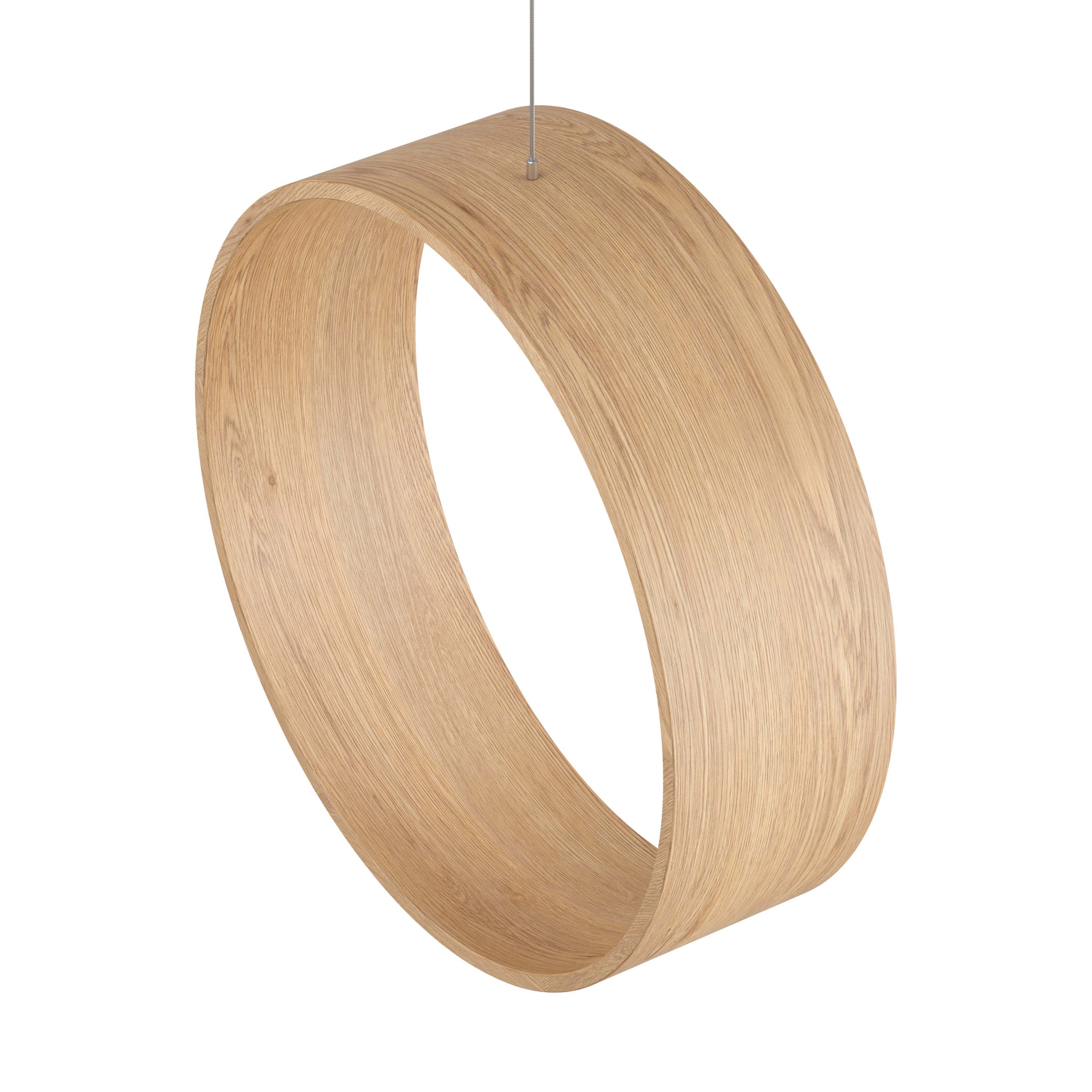 Display product Circleswing N.3 Wooden Hanging Chair Swing Seat - Natural Oak⎥outdoor from manufacturer Iwona Kosicka Design