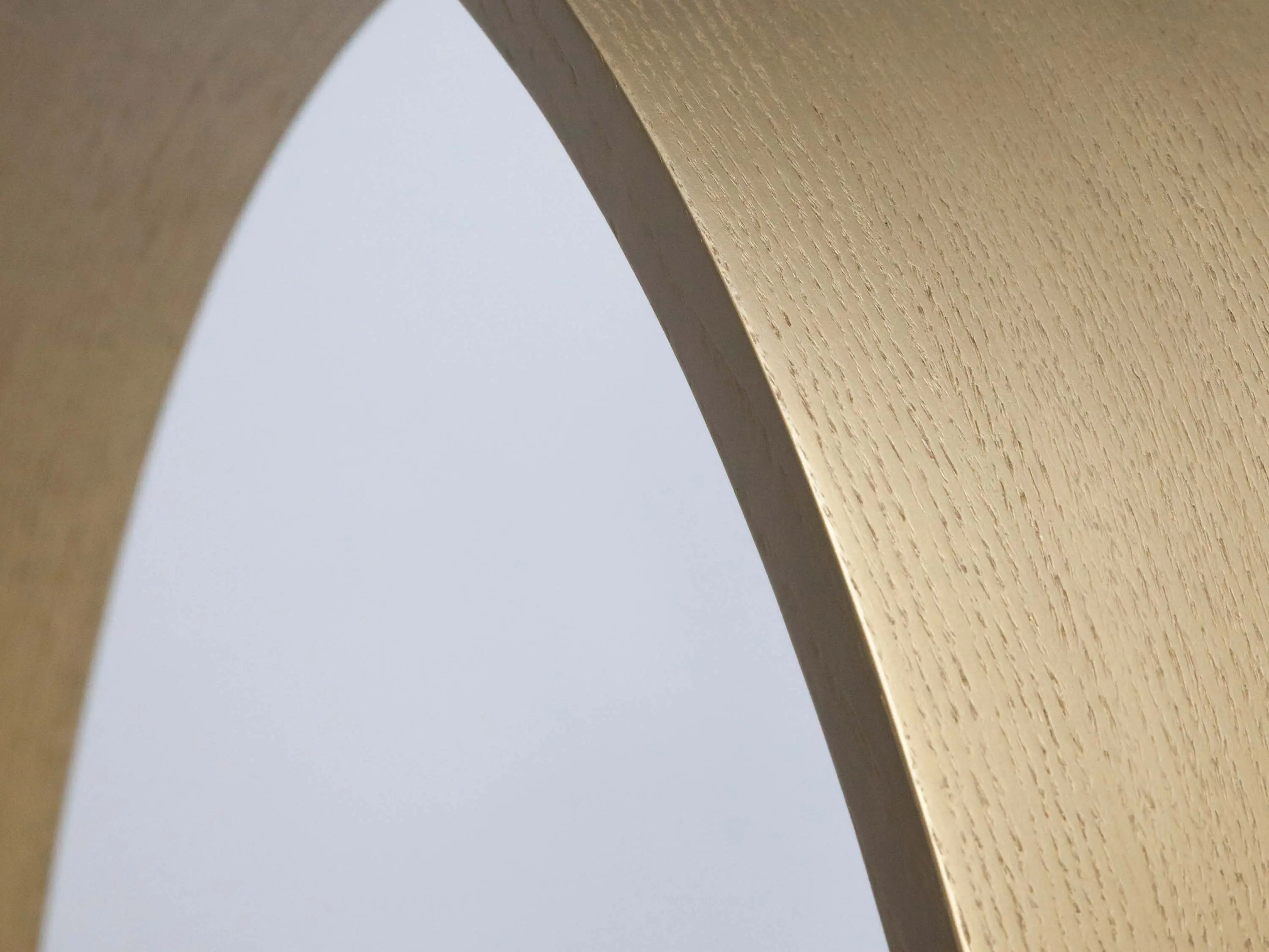 Iwona Kosicka Design - Circleswing N.3 Wooden Hanging Chair Swing Seat - in gold colour gilding liquid⎥indoor