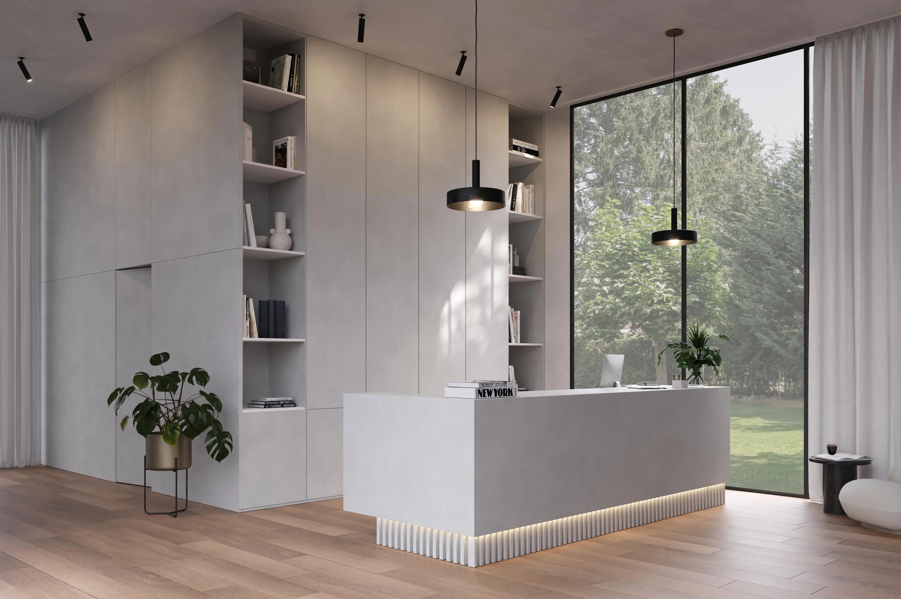 UNILIN Division Panels - Lime chalk white