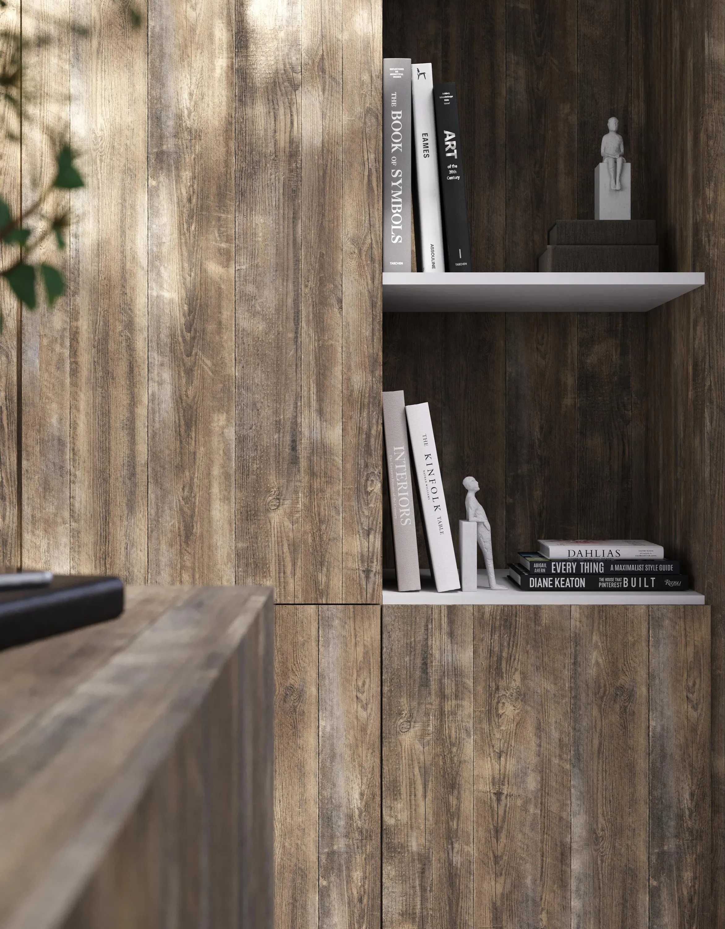 UNILIN Division Panels - Barnwood bark brown