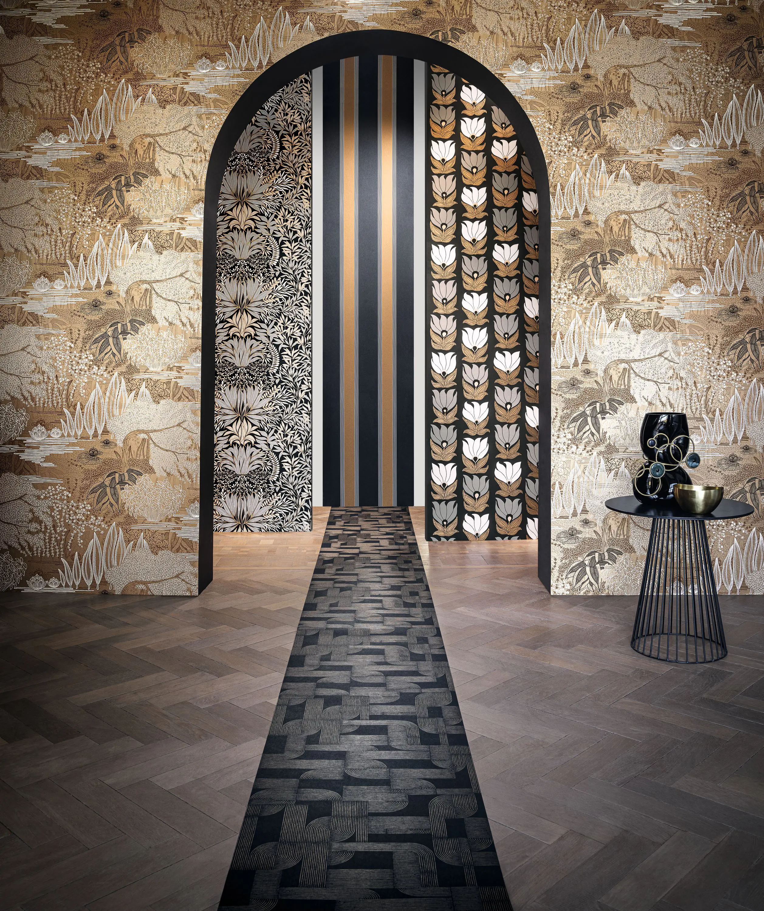 Casamance - JASMIN VERT DE GRIS/DORÉ
