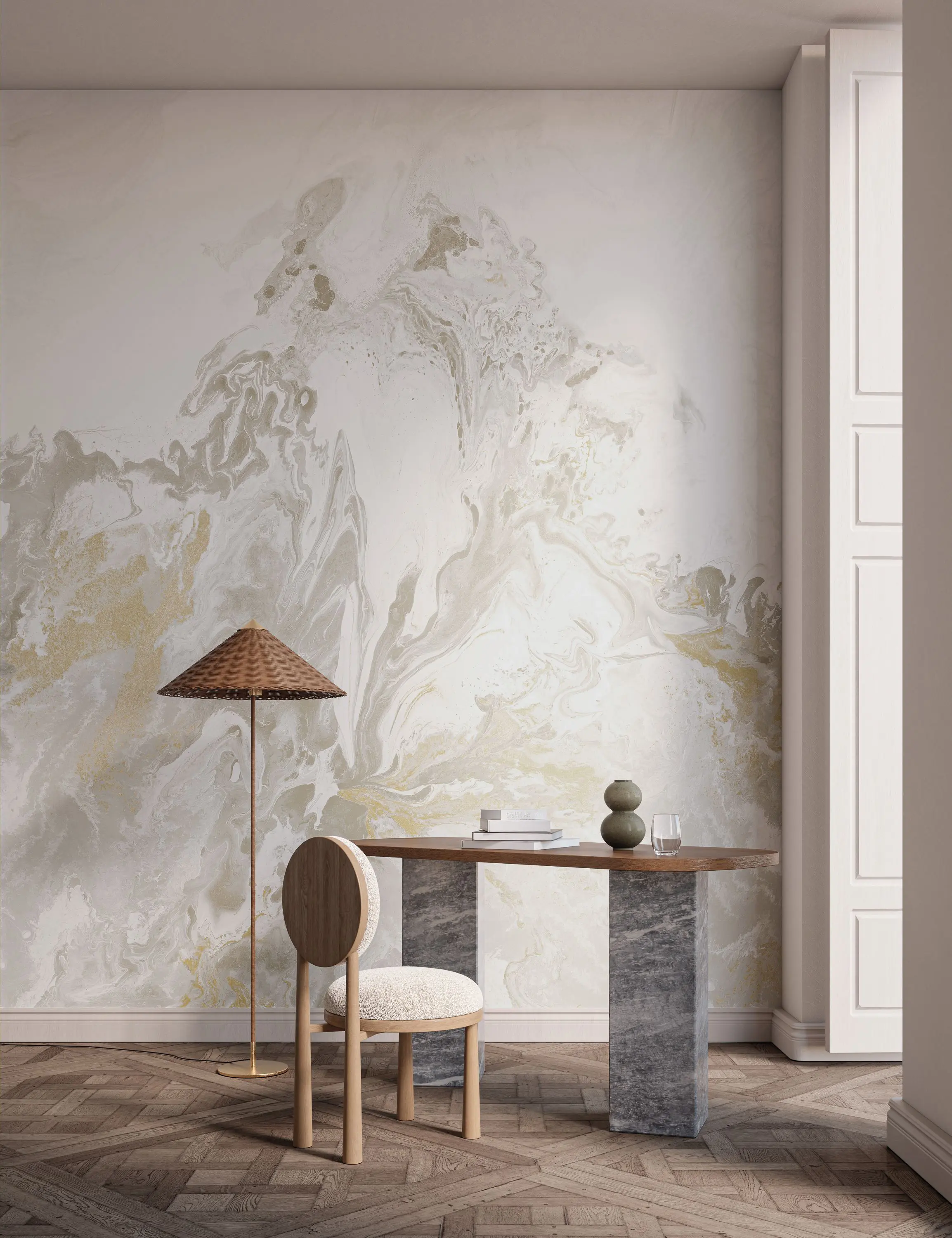 Casamance - CALACATTA GRIS/DORÉ