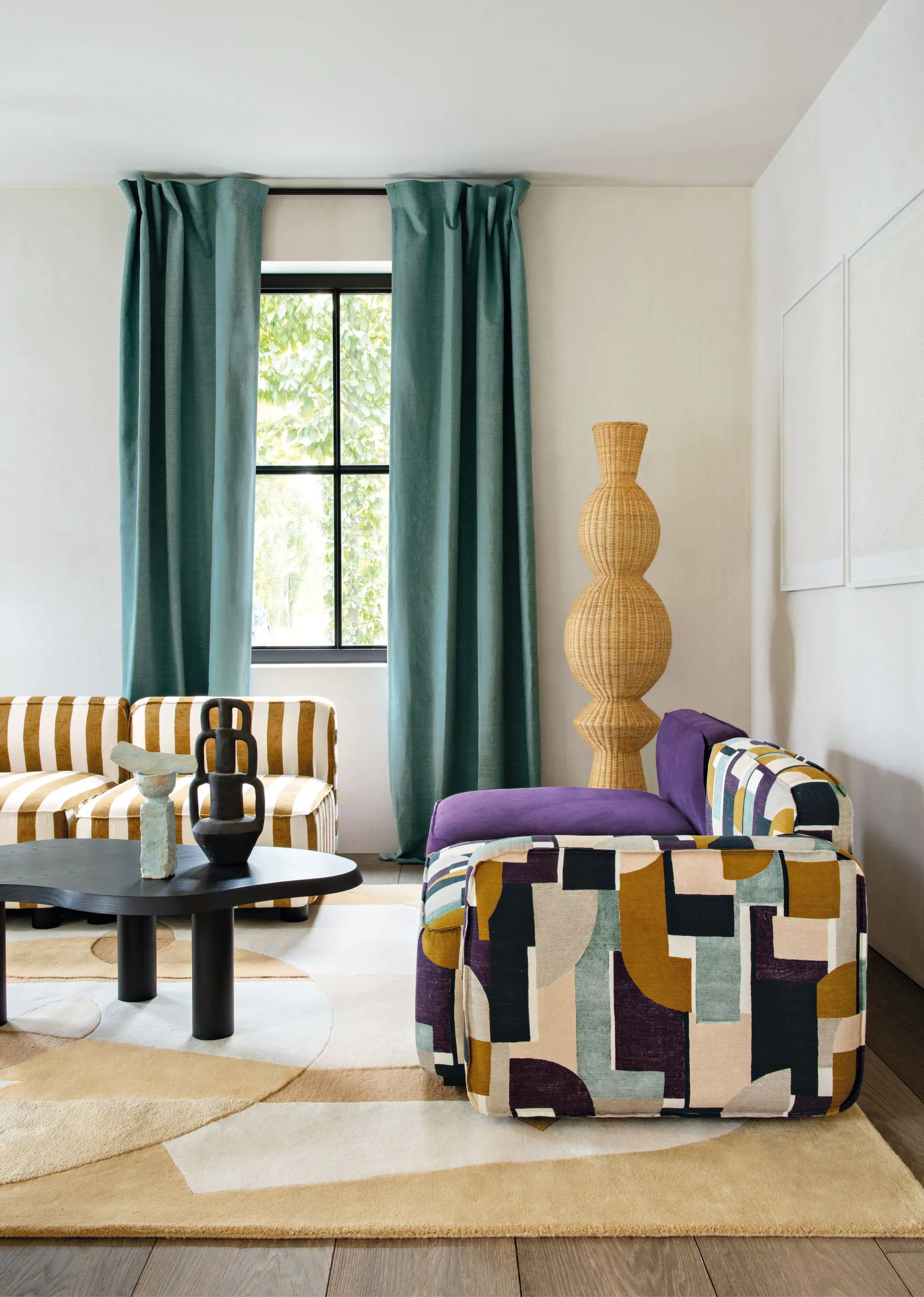 Casamance - MONTSOURIS BEIGE/CARBONE
