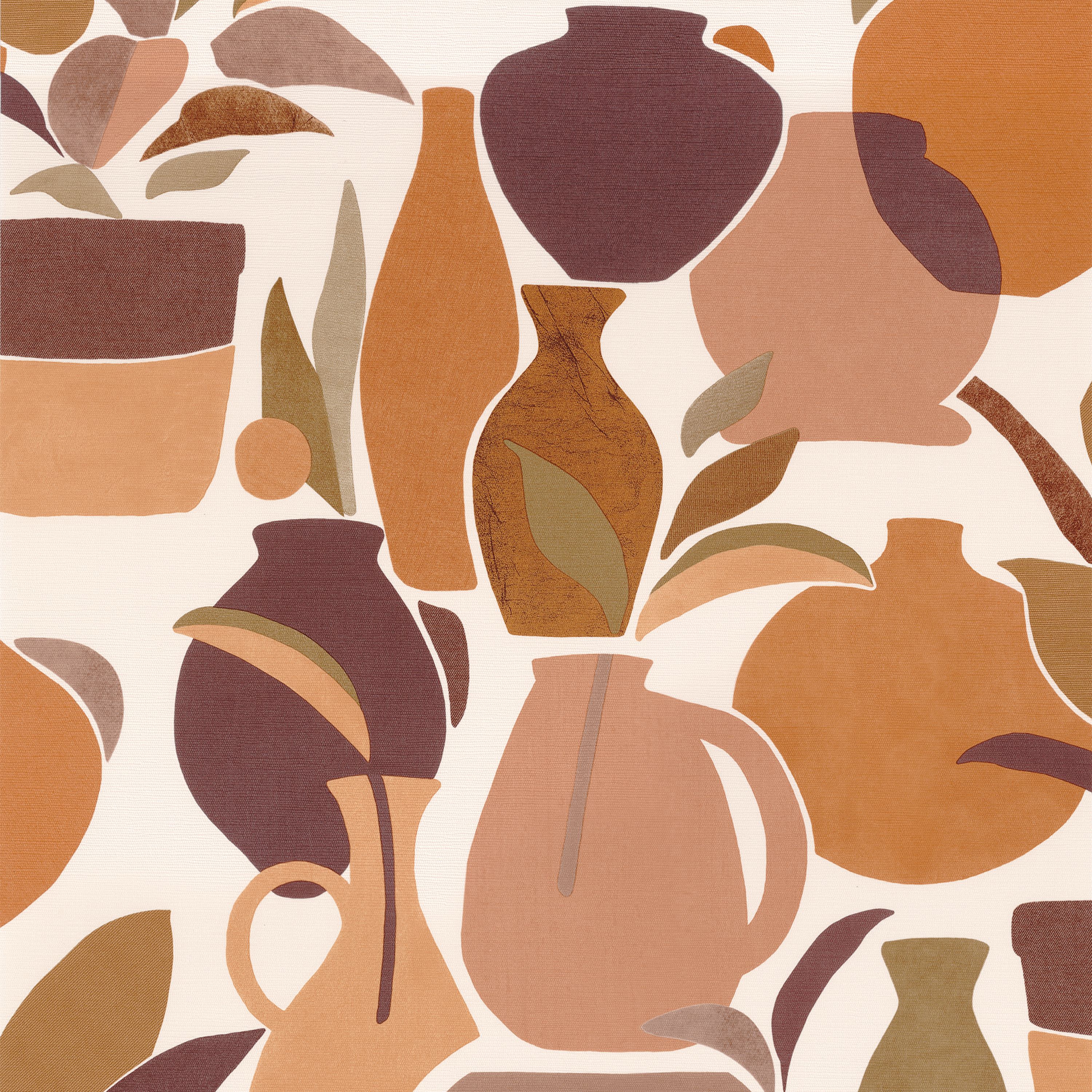 Display product VALLAURIS TERRE DE SIENNE/NUDE from manufacturer Casamance