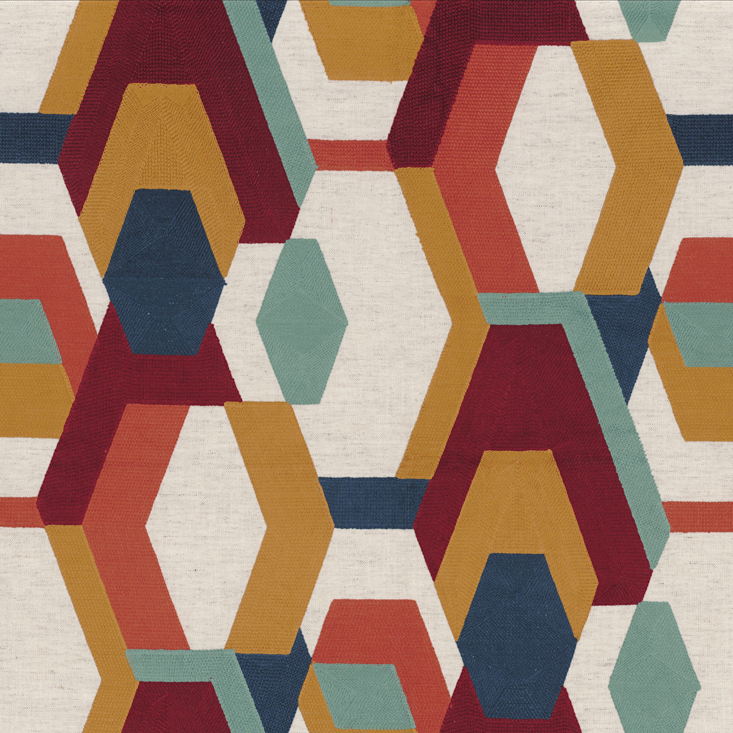 Display product DECOUPAGE BORDEAUX BLEU from manufacturer Casamance