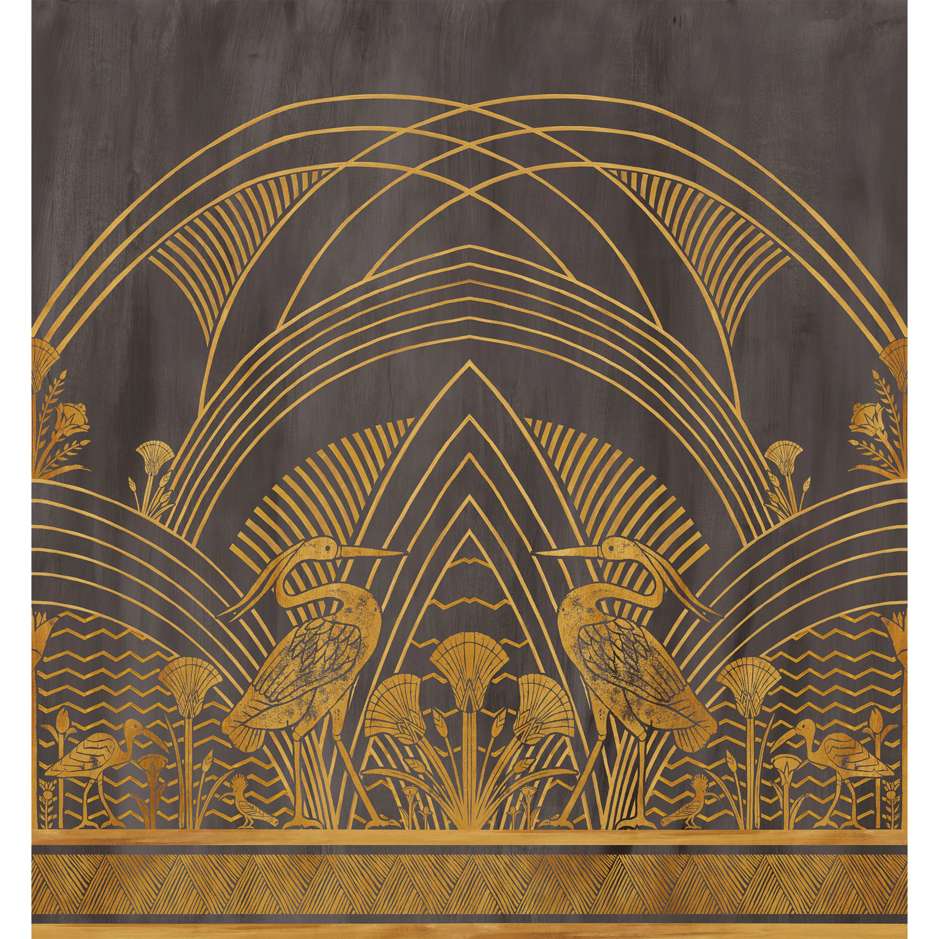 Casamance - ÉLÉPHANTINE NOIR/DORÉ