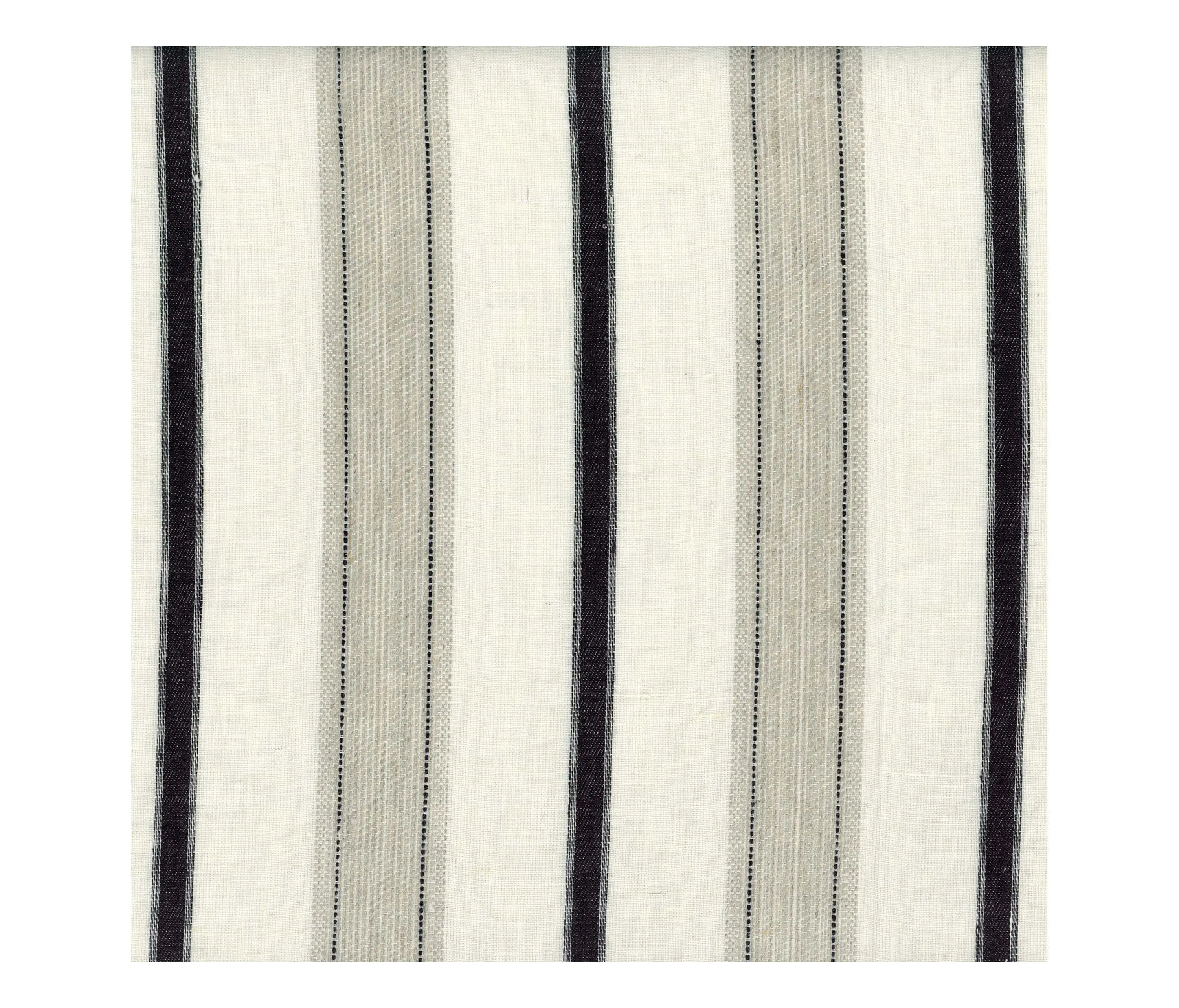 Casamance - BOUCLE DE LIN ÉCRU NOIR