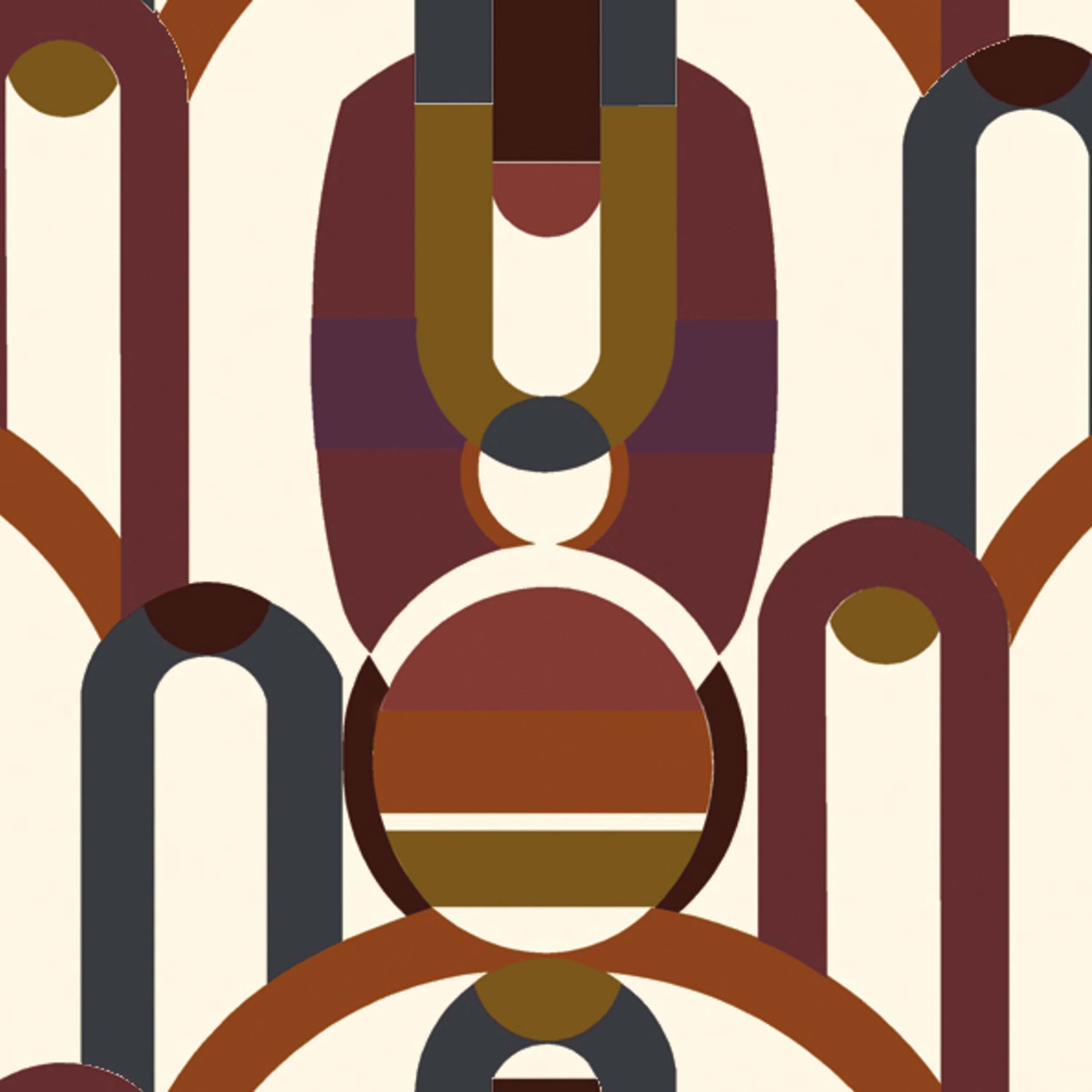 Display product CAFÉ SOCIETY MULTICO ROUGE from manufacturer Casamance