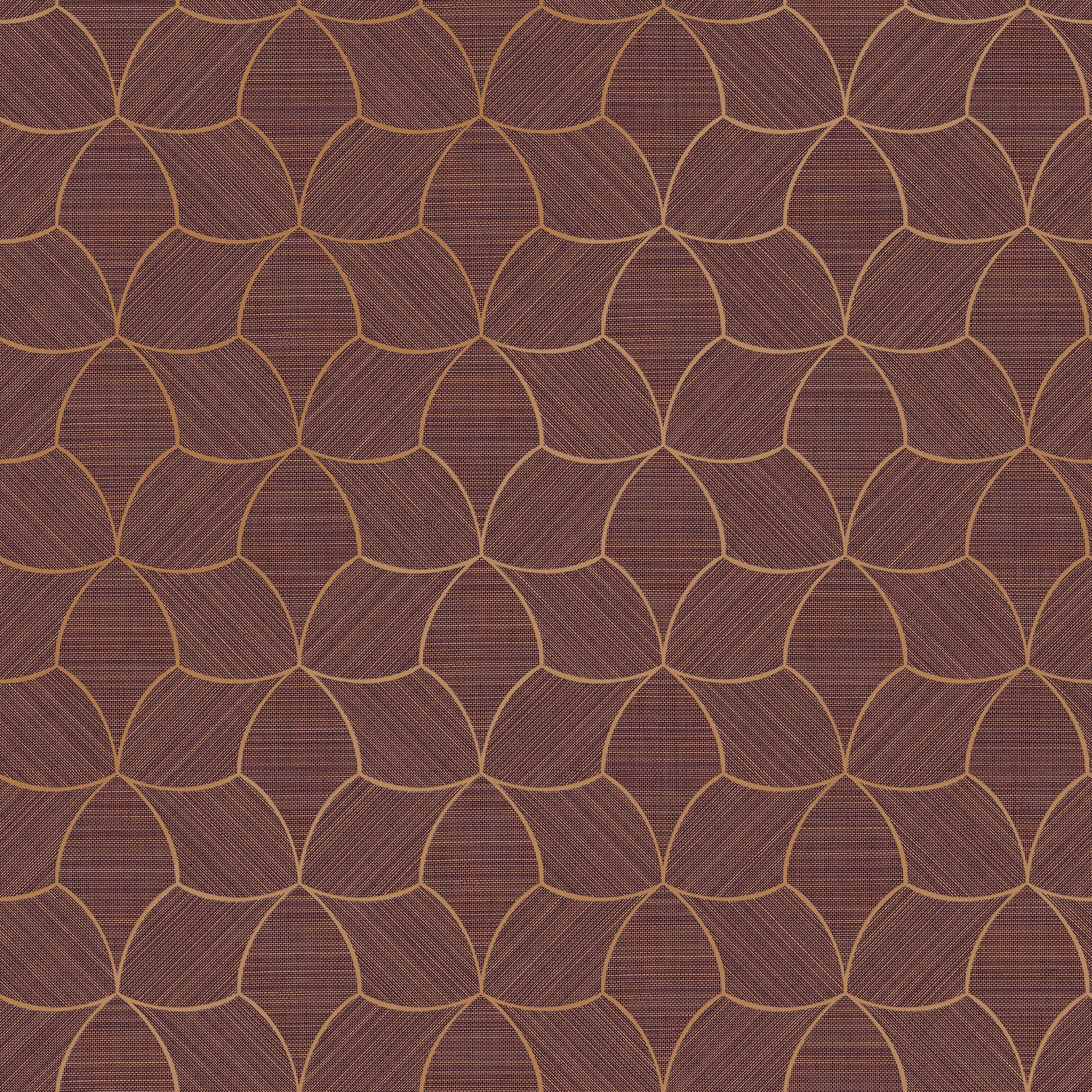 Display product TRESSANA POURPRE/CUIVRÉ from manufacturer Casamance