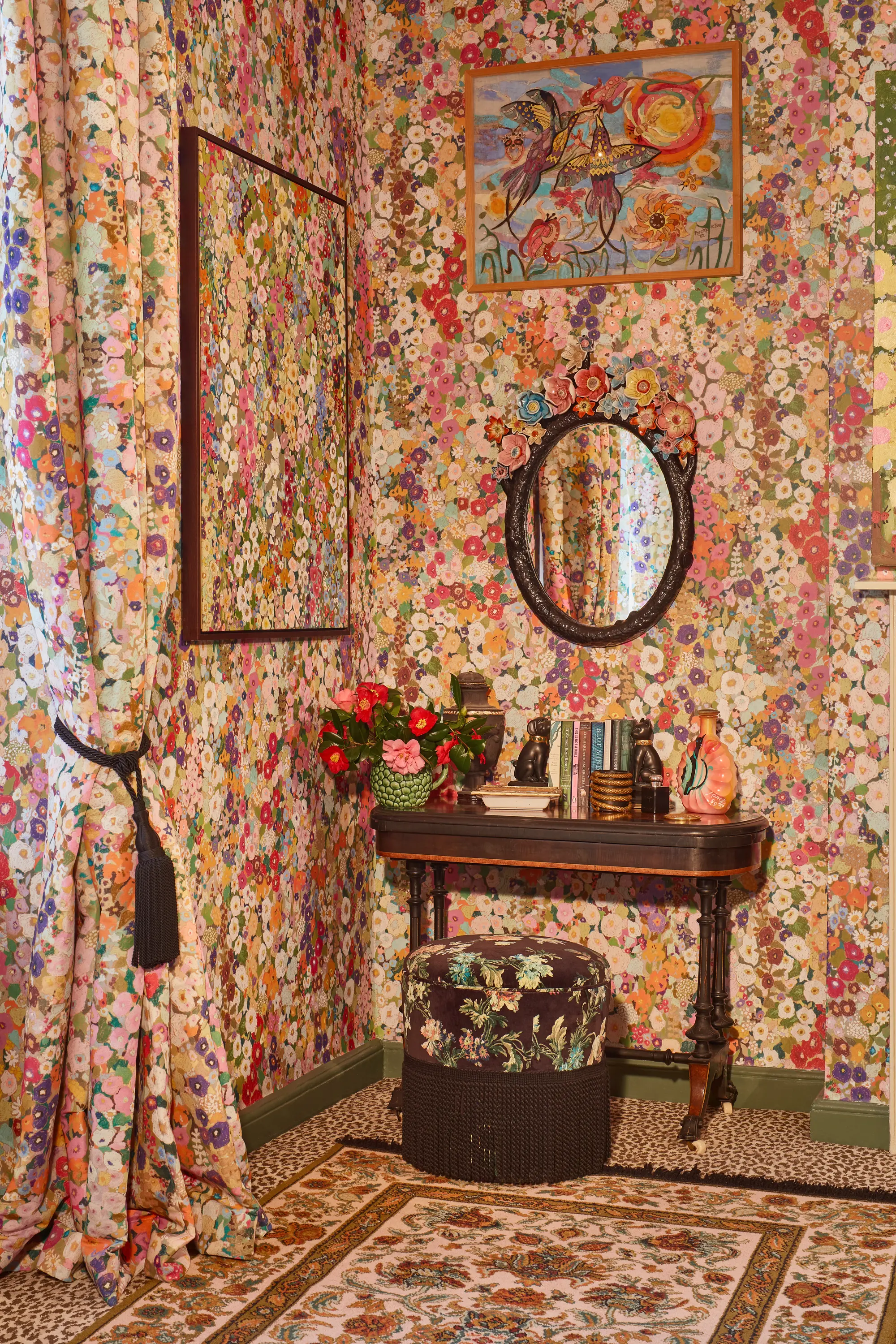 House of Hackney - HOLLYHOCKS Cotton Linen - Spring