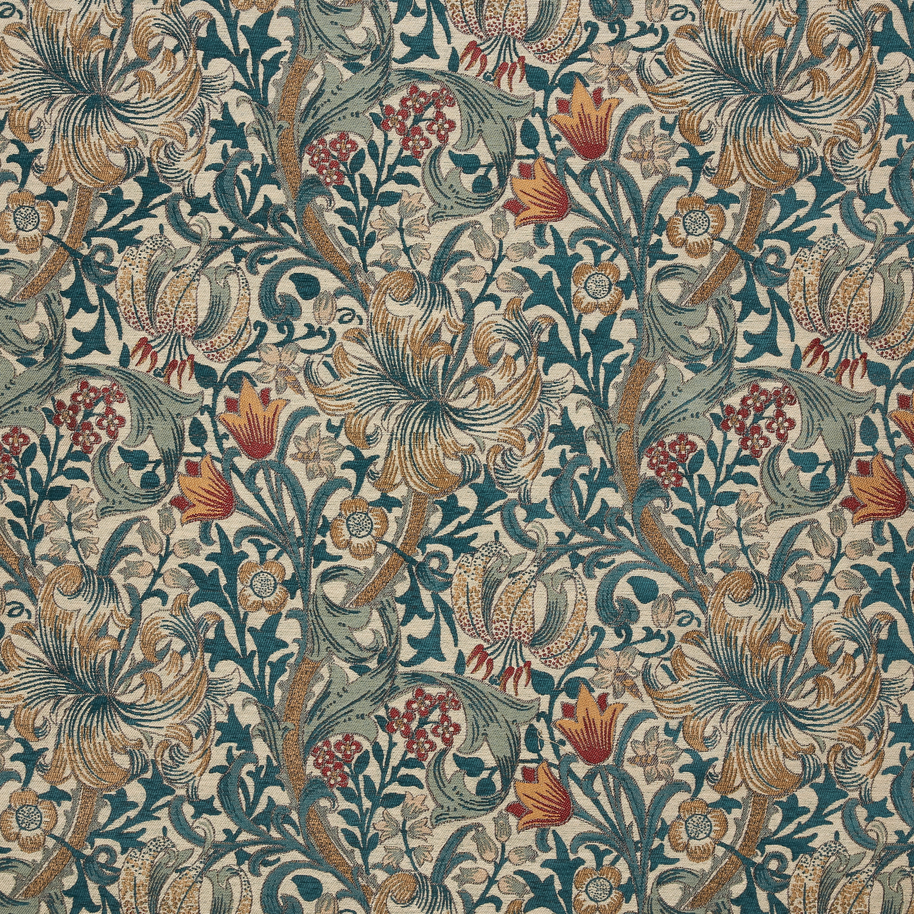 Mostra il prodotto GOLDEN LILY Jacquard - Ecru del produttore House of Hackney