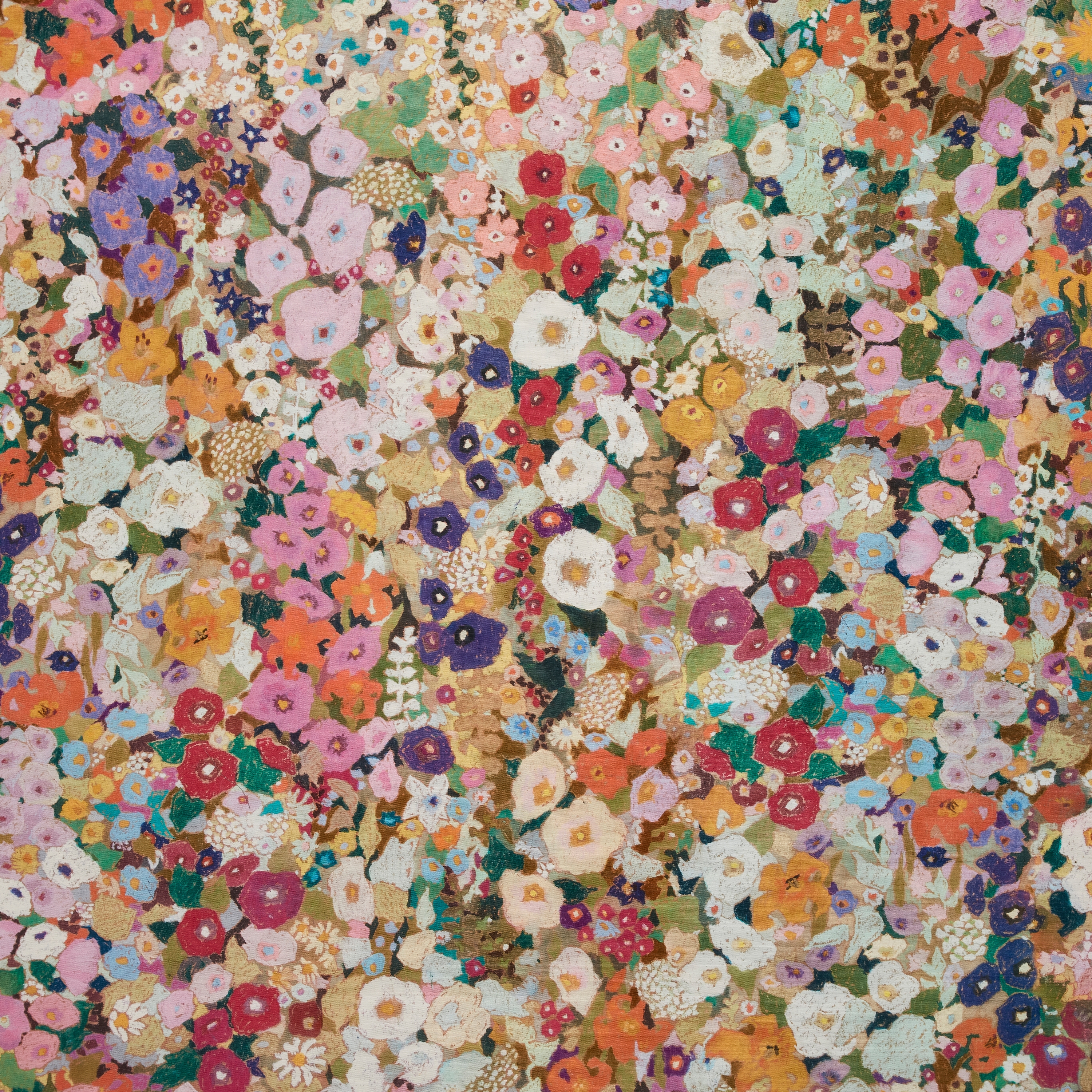 Display product HOLLYHOCKS Cotton Linen - Spring from manufacturer House of Hackney